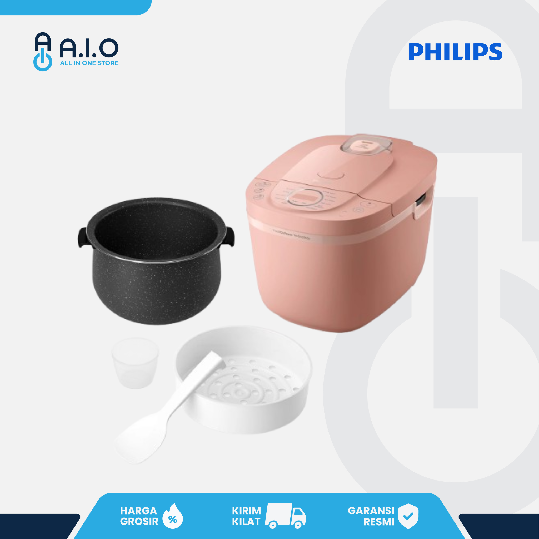 PHILIPS - RICE COOKER 1.8 L - HD4716/31 4 PHILIPS - RICE COOKER 1.8 L - HD4716/31 - Gambar 3