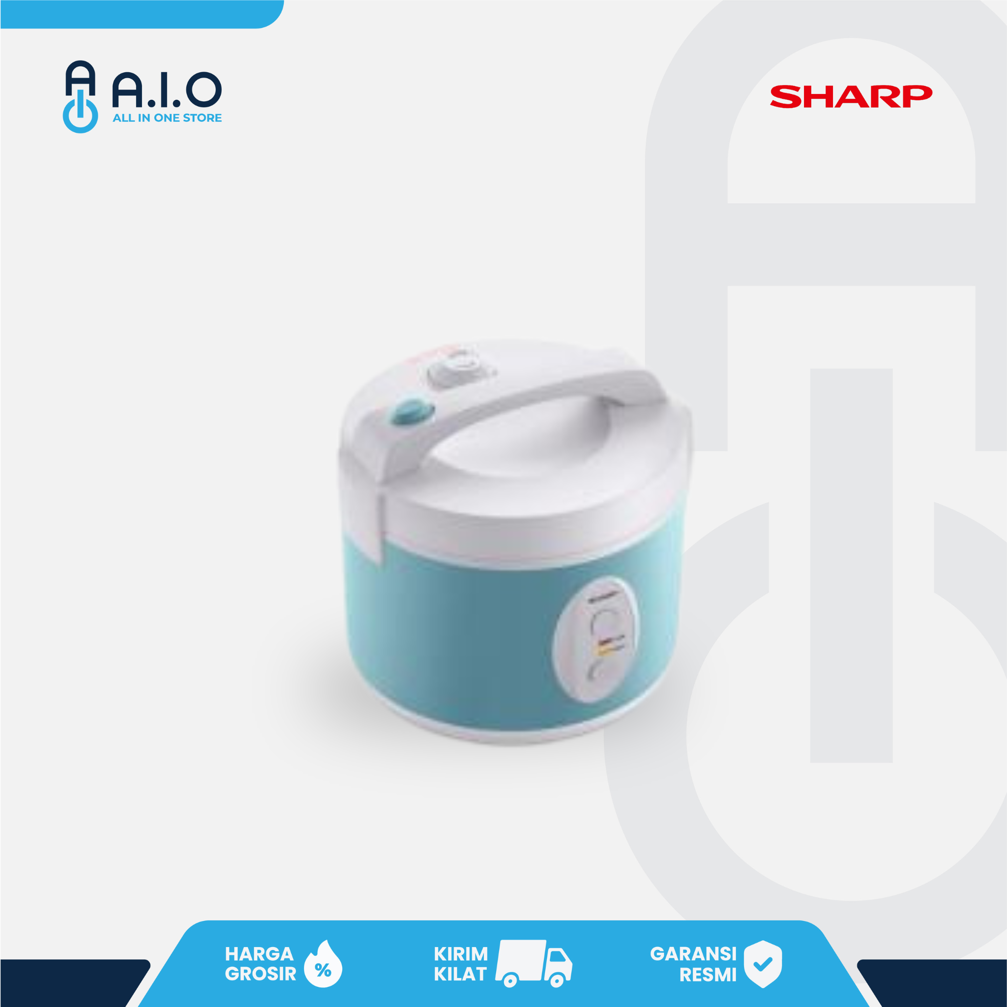 SHARP - RICE COOKER 1.8 L - KS G18MP BL 5 SHARP - RICE COOKER 1.8 L - KS G18MP BL - Gambar 4