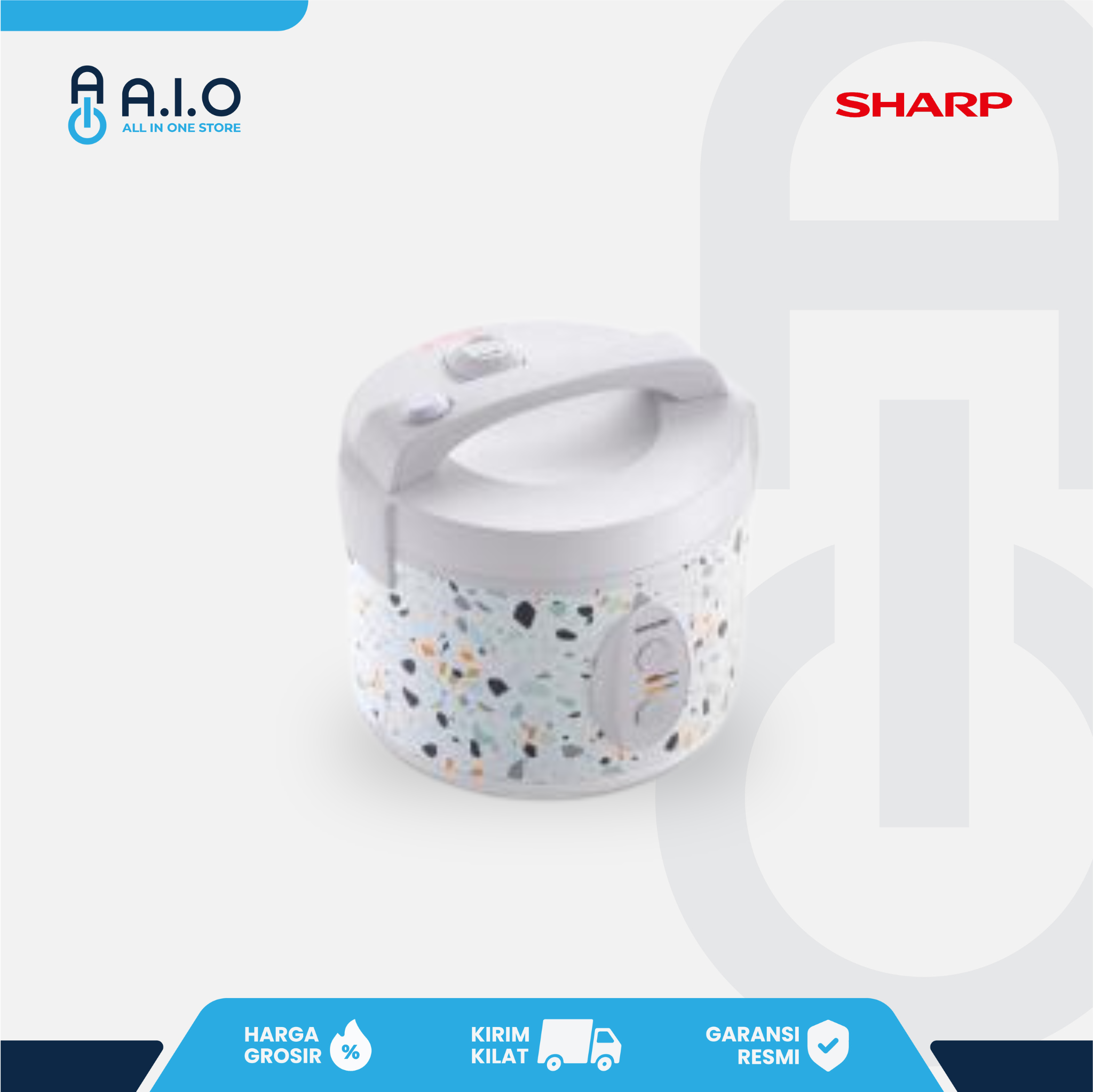 SHARP - RICE COOKER 1.8 L - KS G18MP WT 5 SHARP - RICE COOKER 1.8 L - KS G18MP WT - Gambar 4