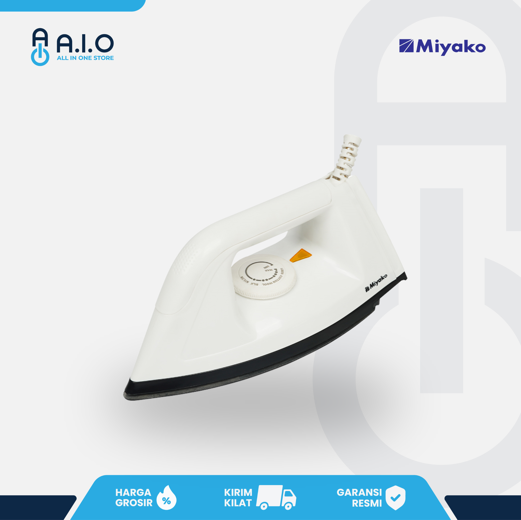 MIYAKO - SETRIKA EI-1008M BK
