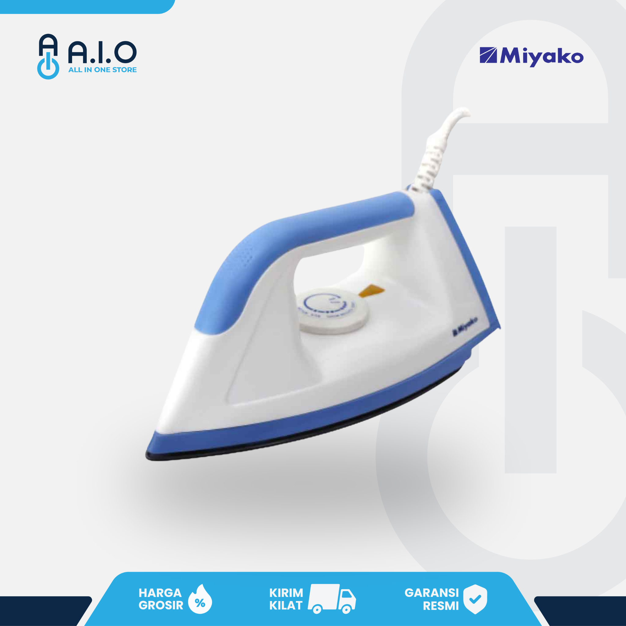 MIYAKO - SETRIKA EI-1008M BL