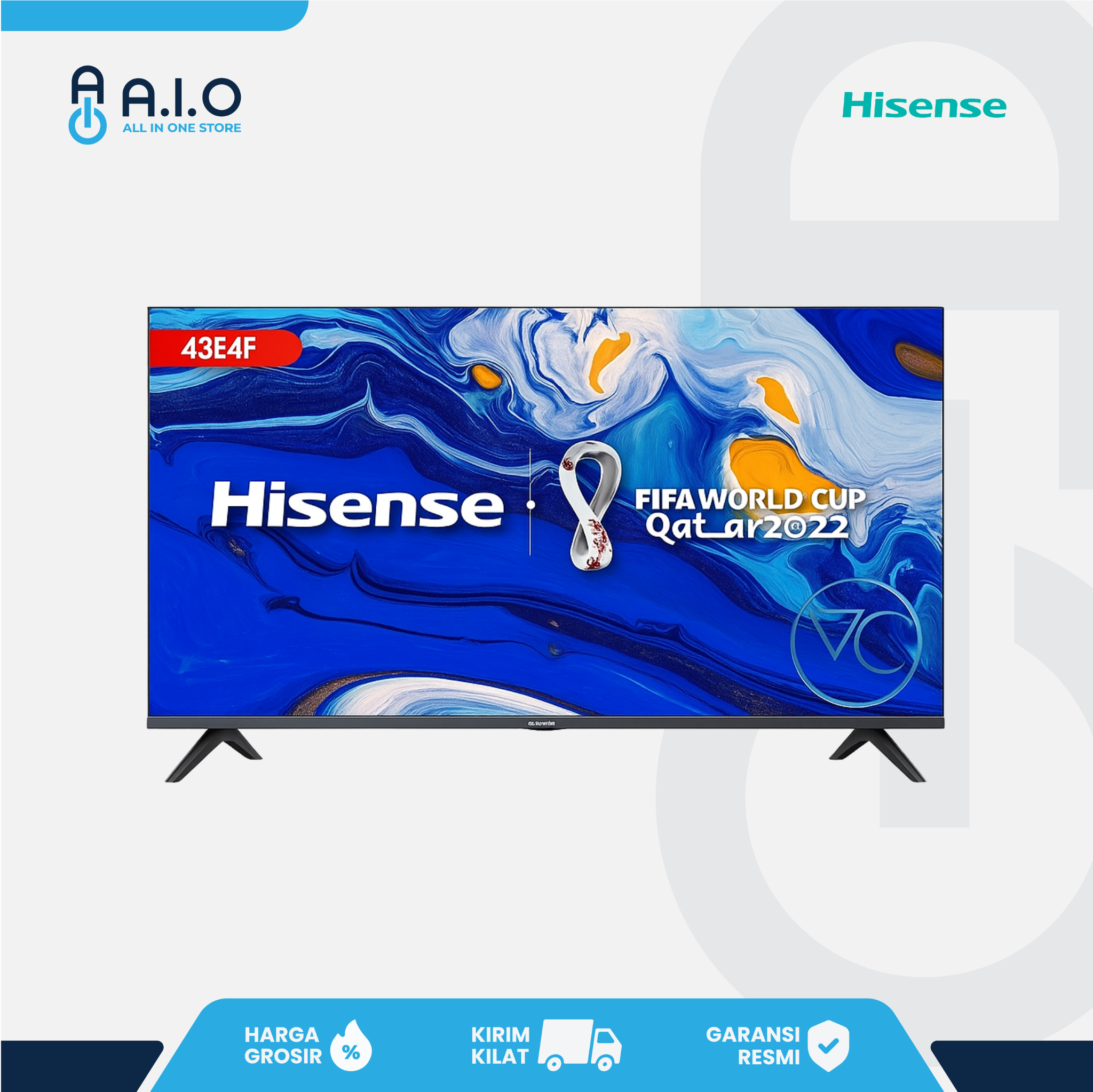 HISENSE - TV ANDROID 43" - 43E4F