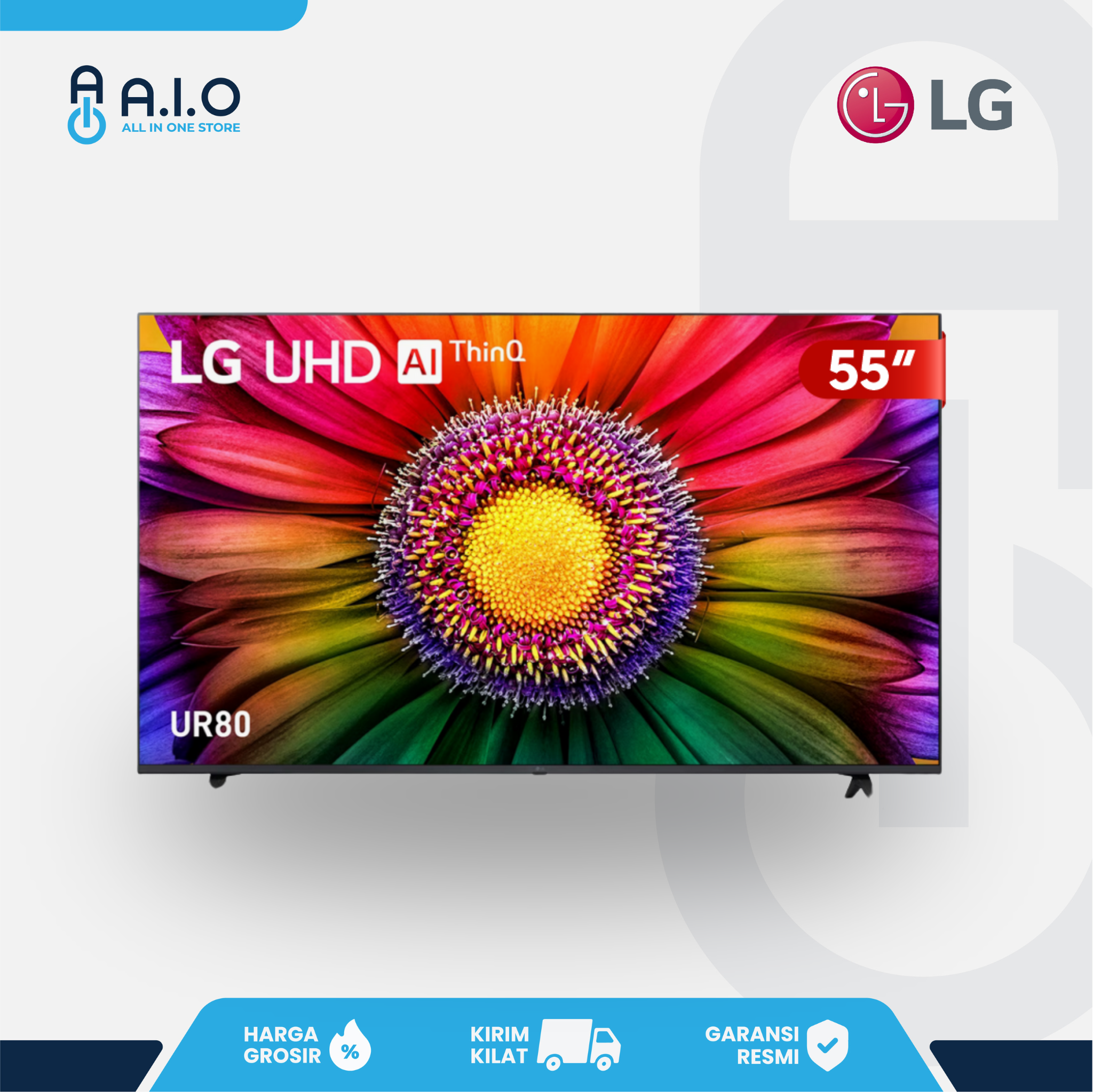 LG - TV SMART 55" - 55UR8050PSB
