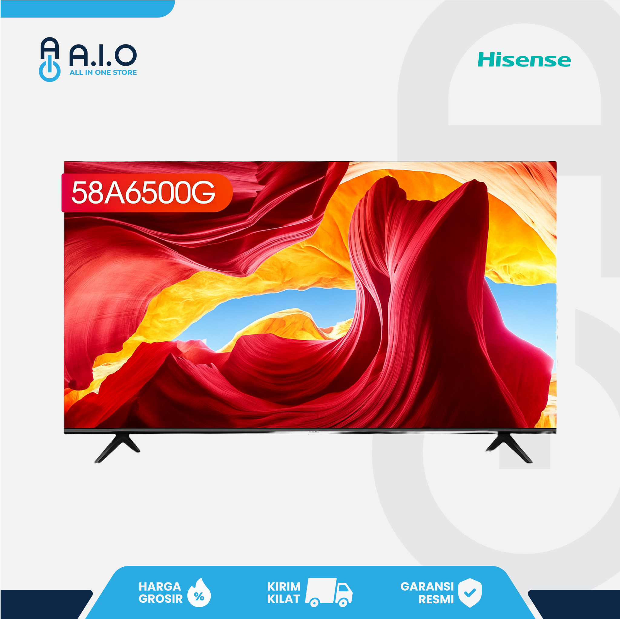 HISENSE - TV ANDROID 58" - 58A6500G