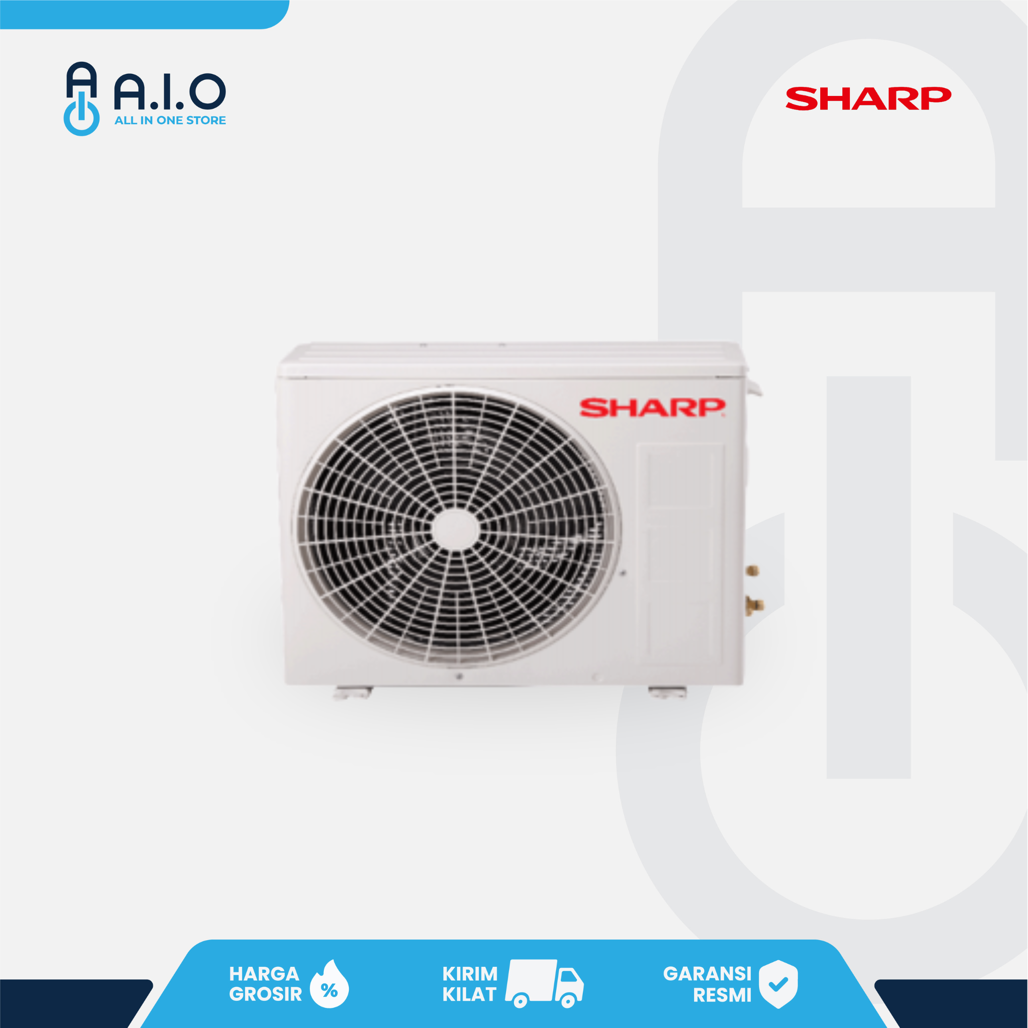 SHARP - AC SPLIT STANDARD 1.5 PK - AH A12ZCY (O)