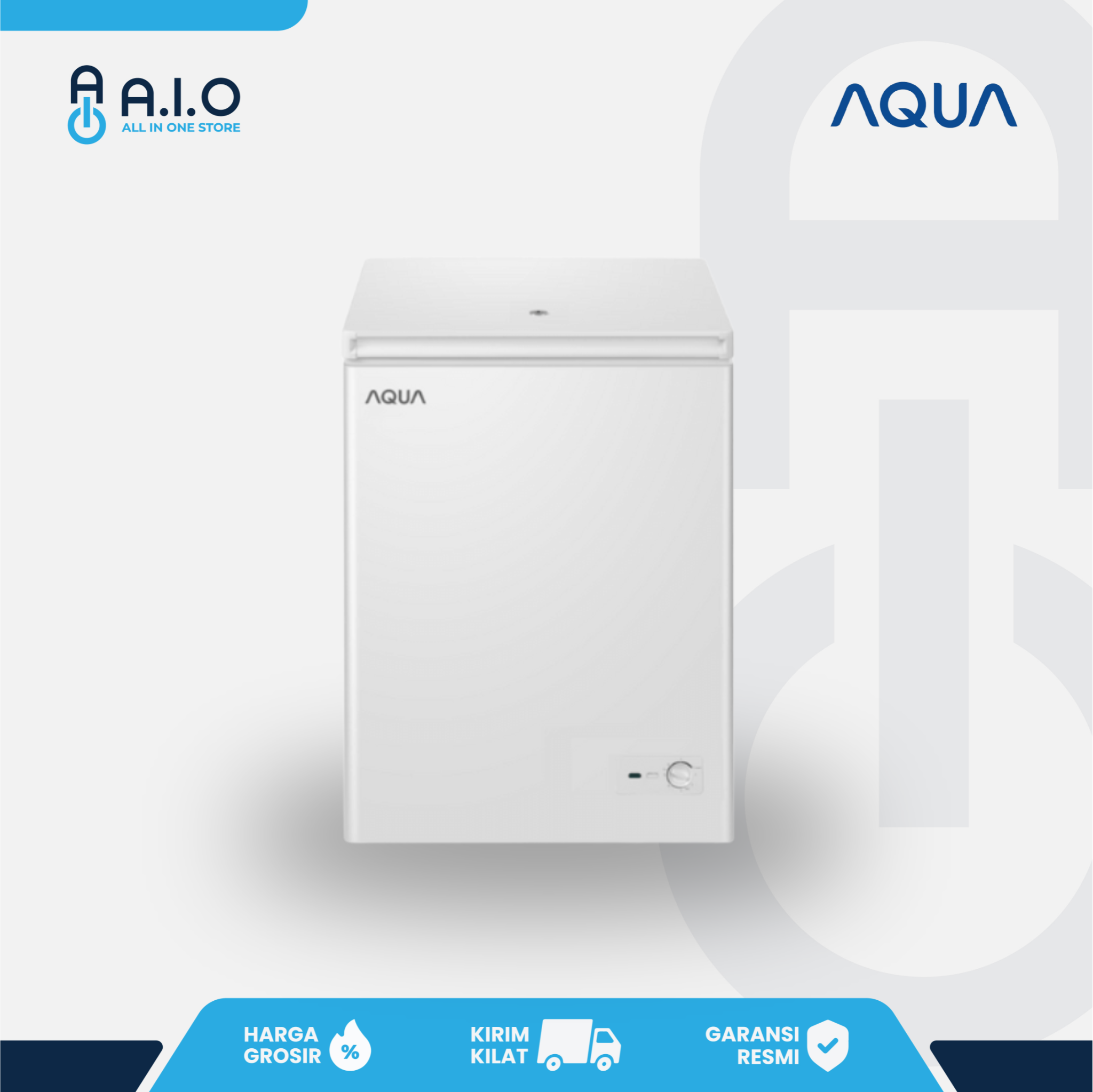 AQUA - CHEST FREEZER 1 PINTU 100 L - AQF 120MC