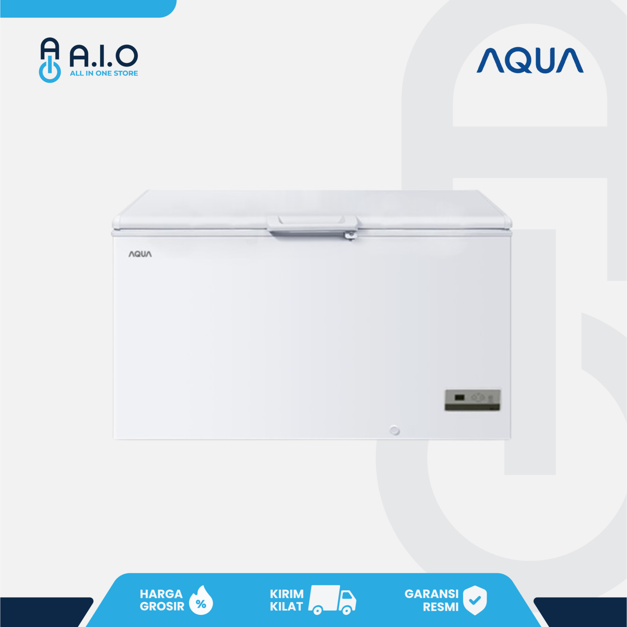 AQUA - CHEST FREEZER 1 PINTU 450 L - AQF 455EC
