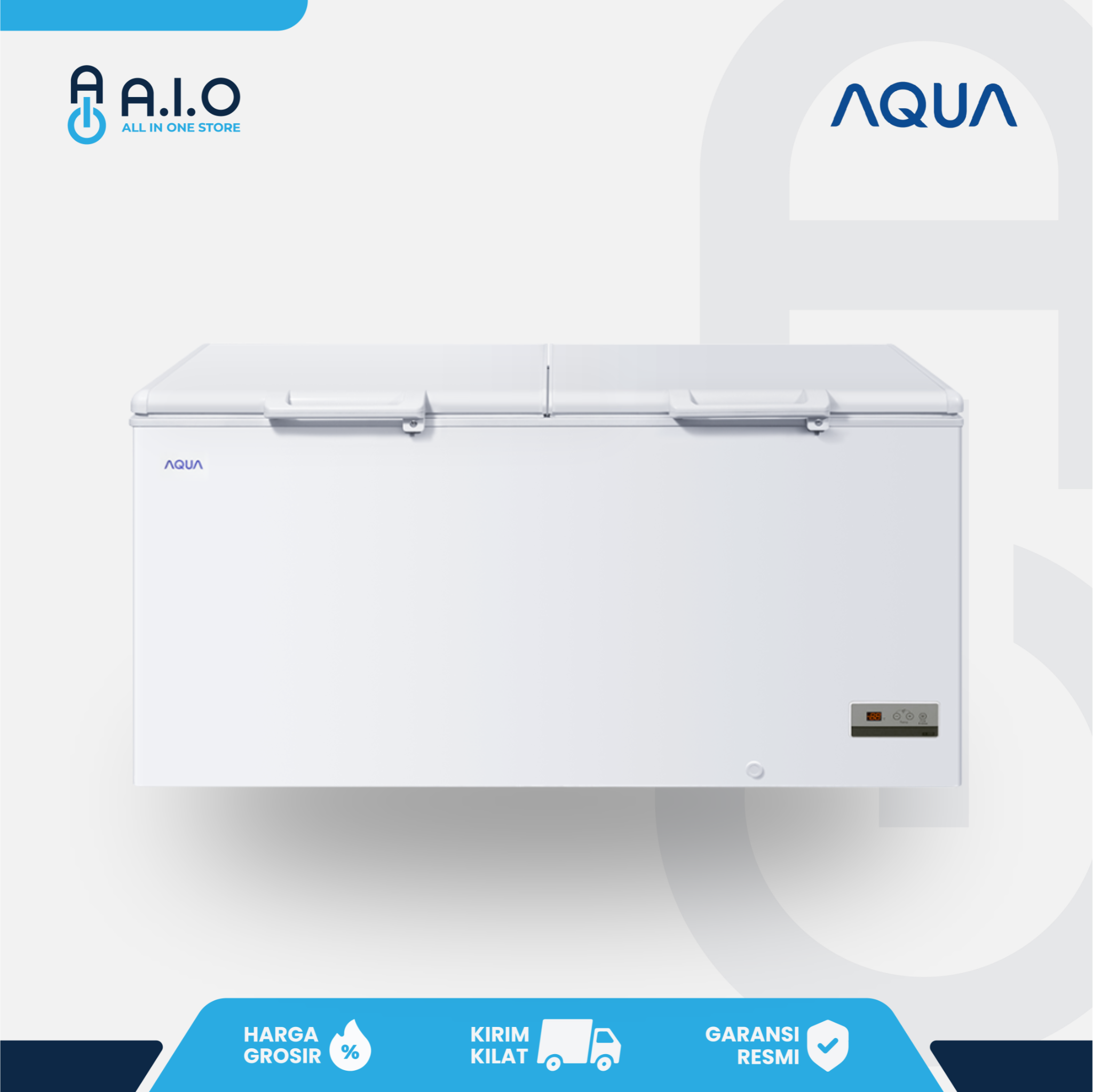 AQUA - CHEST FREEZER 2 PINTU 719 L - AQF 725EC