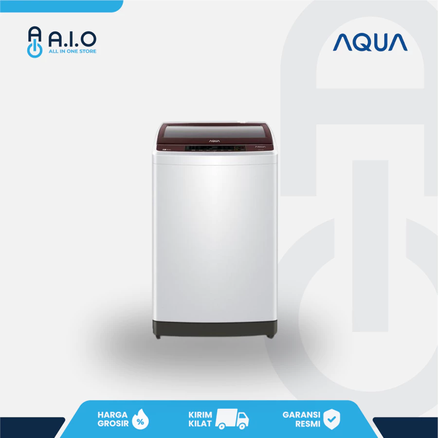 mesin cuci top loading aqua