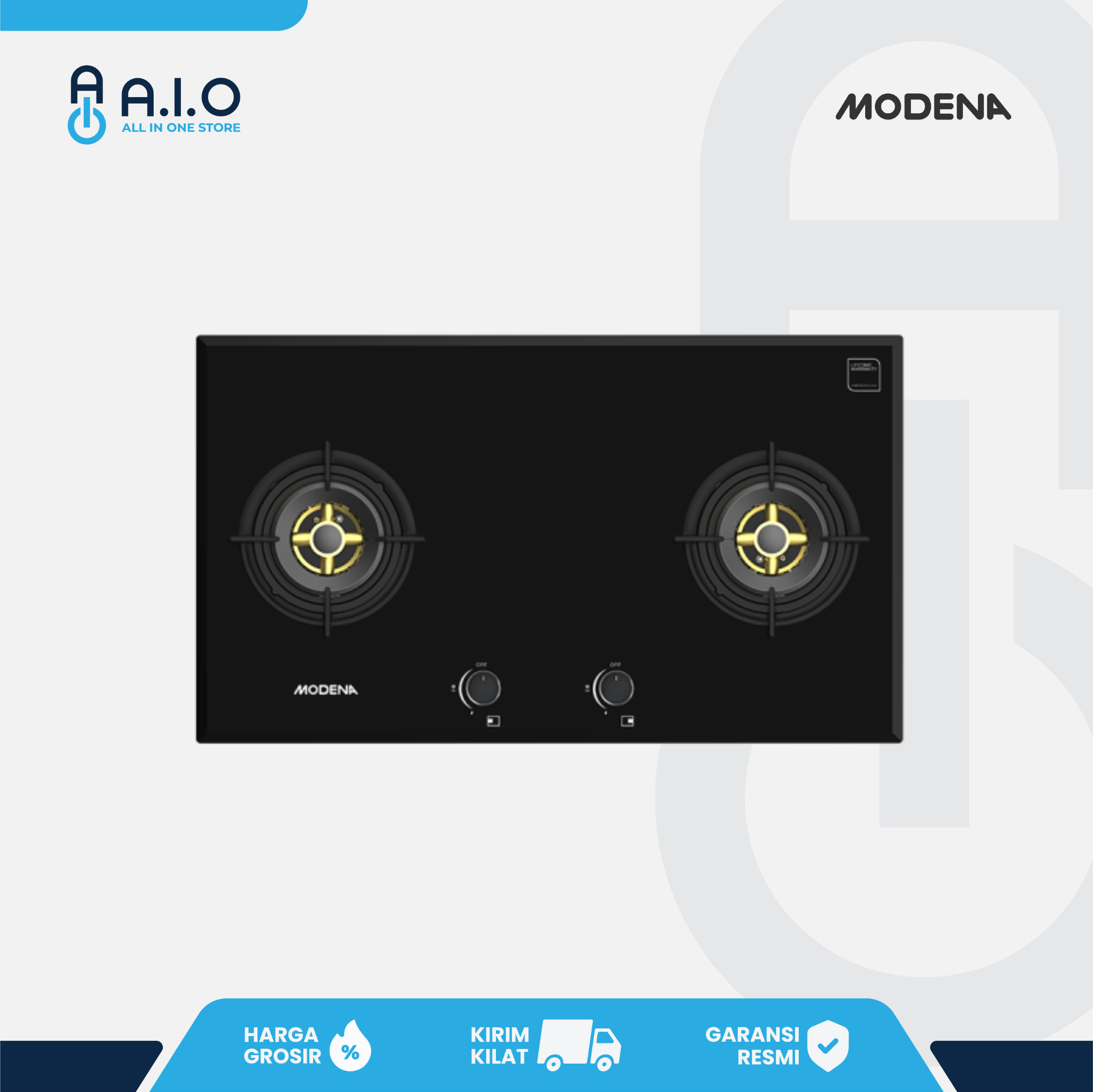 MODENA - KOMPOR TANAM 2 TUNGKU - BH 6725 LF