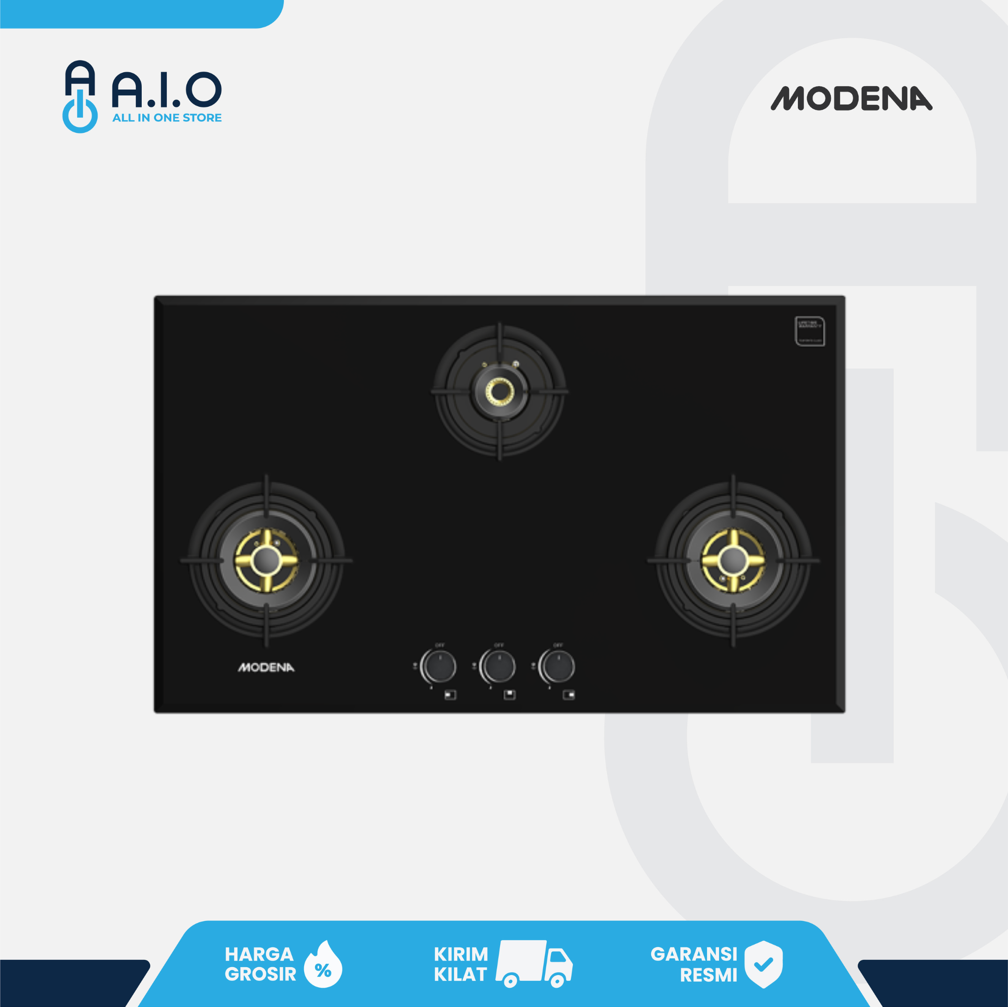 MODENA - KOMPOR TANAM 3 TUNGKU - BH 6935 LF