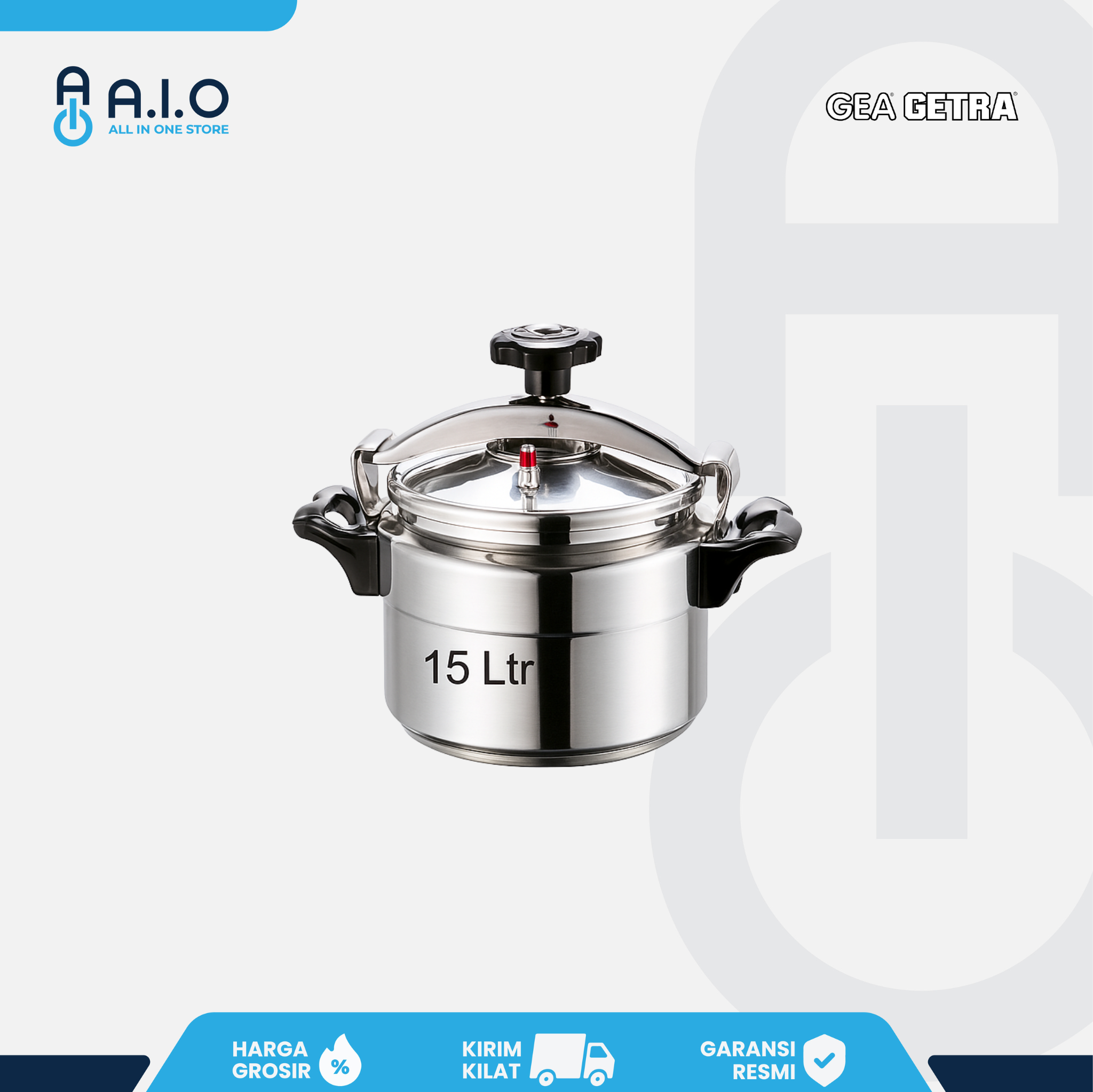 GETRA - PRESSURE COOKER 15 L - C28