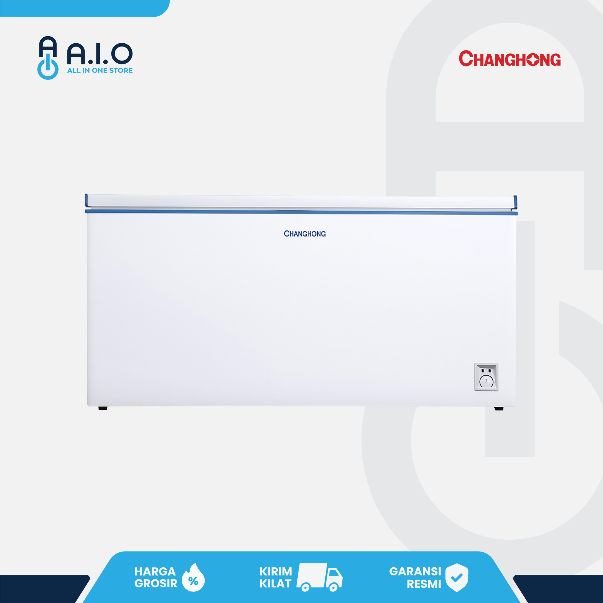 CHANGHONG - CHEST FREEZER BOX 600 L - CBD 680