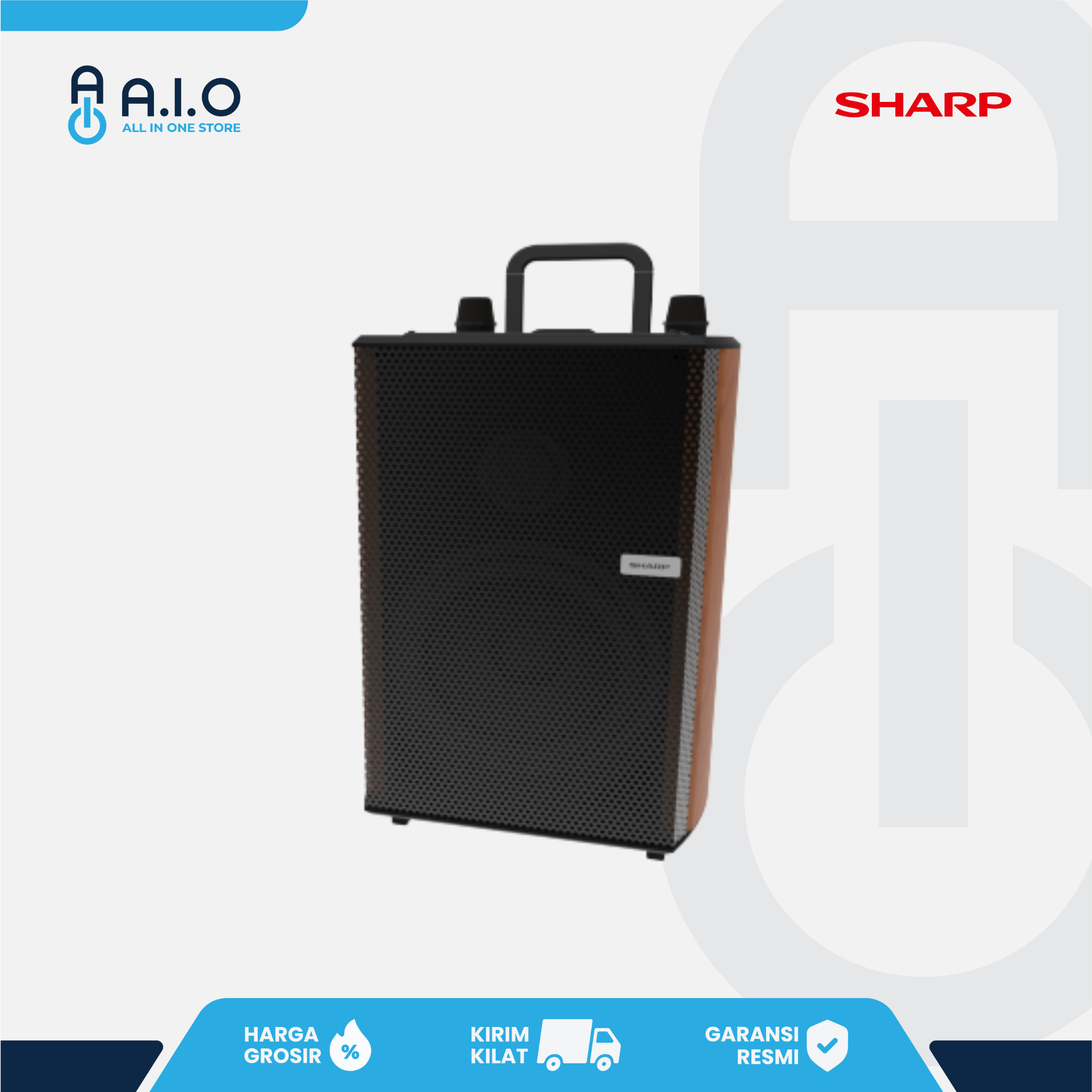 SHARP - SPEAKER TROLLEY - CBOX TRB12MBO