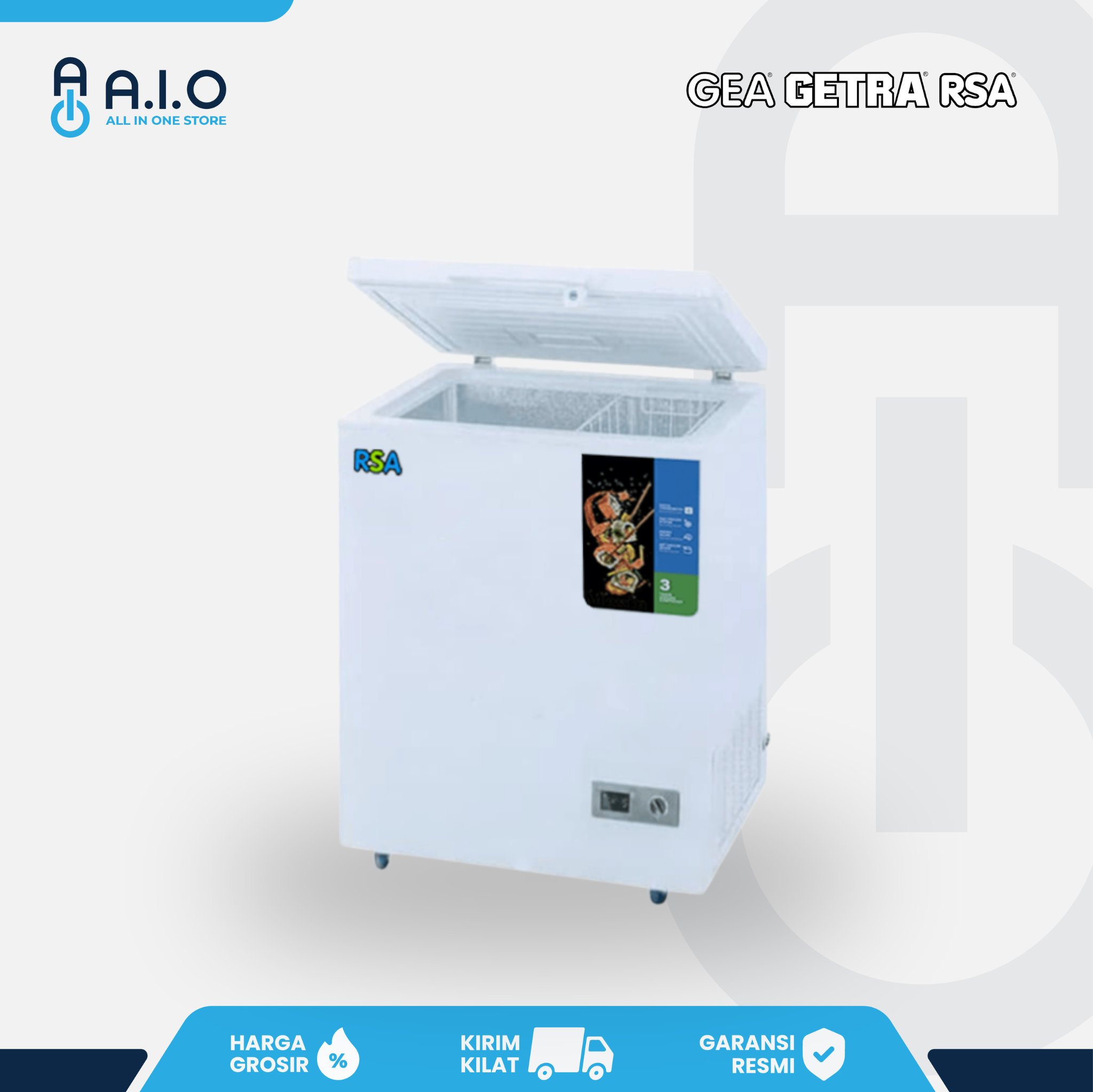 RSA - CHEST FREEZER 1 PINTU 96 L - CF 110