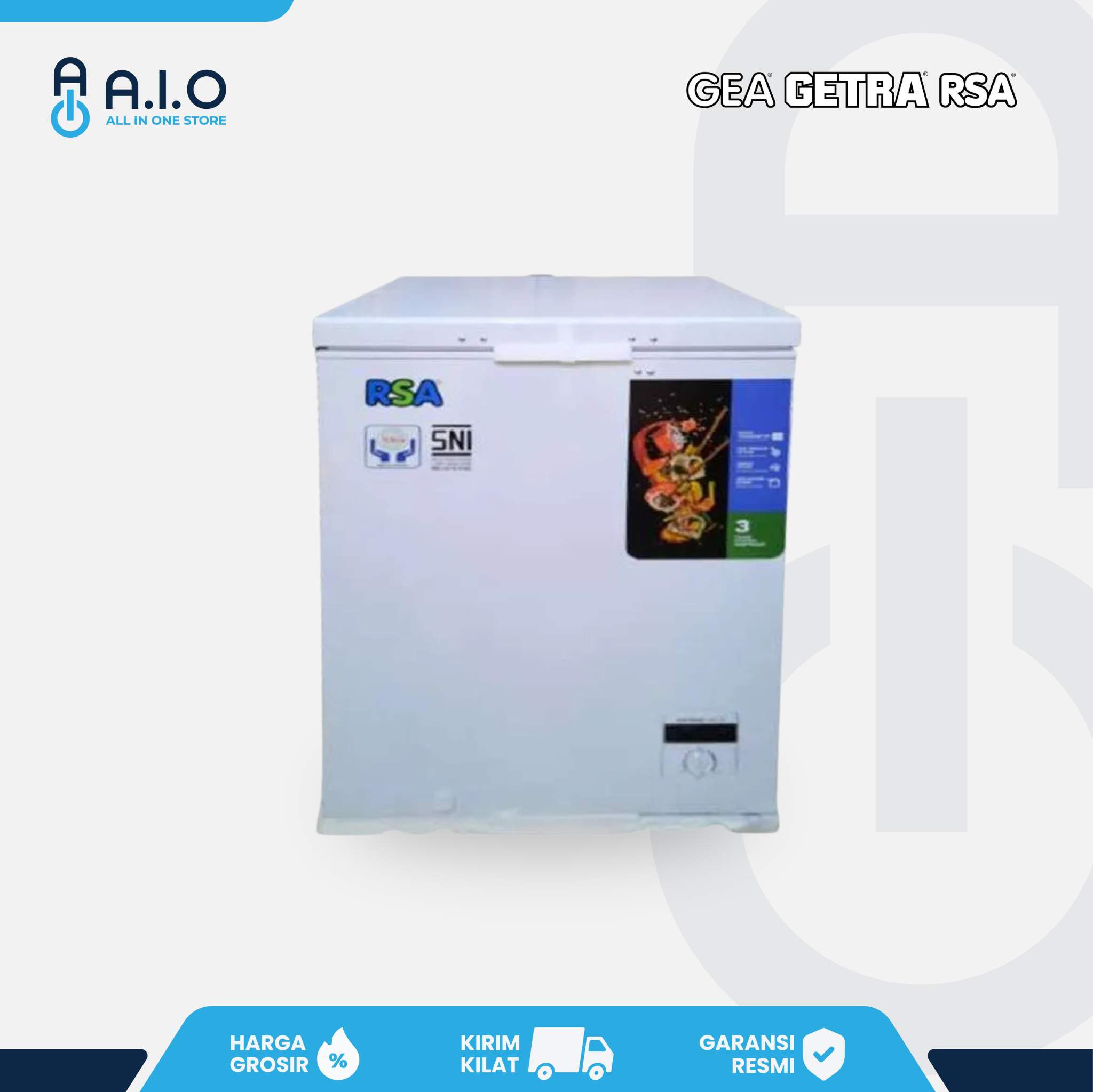 RSA - CHEST FREEZER 1 PINTU 144 L - CF 160