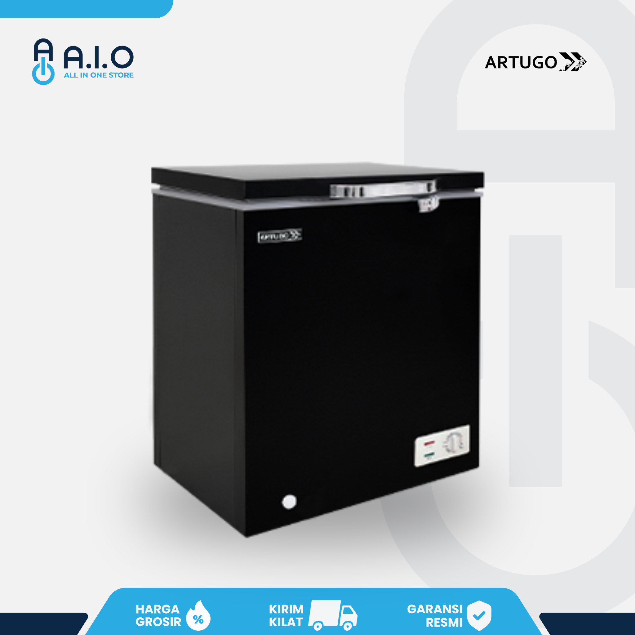 ARTUGO - CHEST FREEZER 1 PINTU 210 L - CF 201K