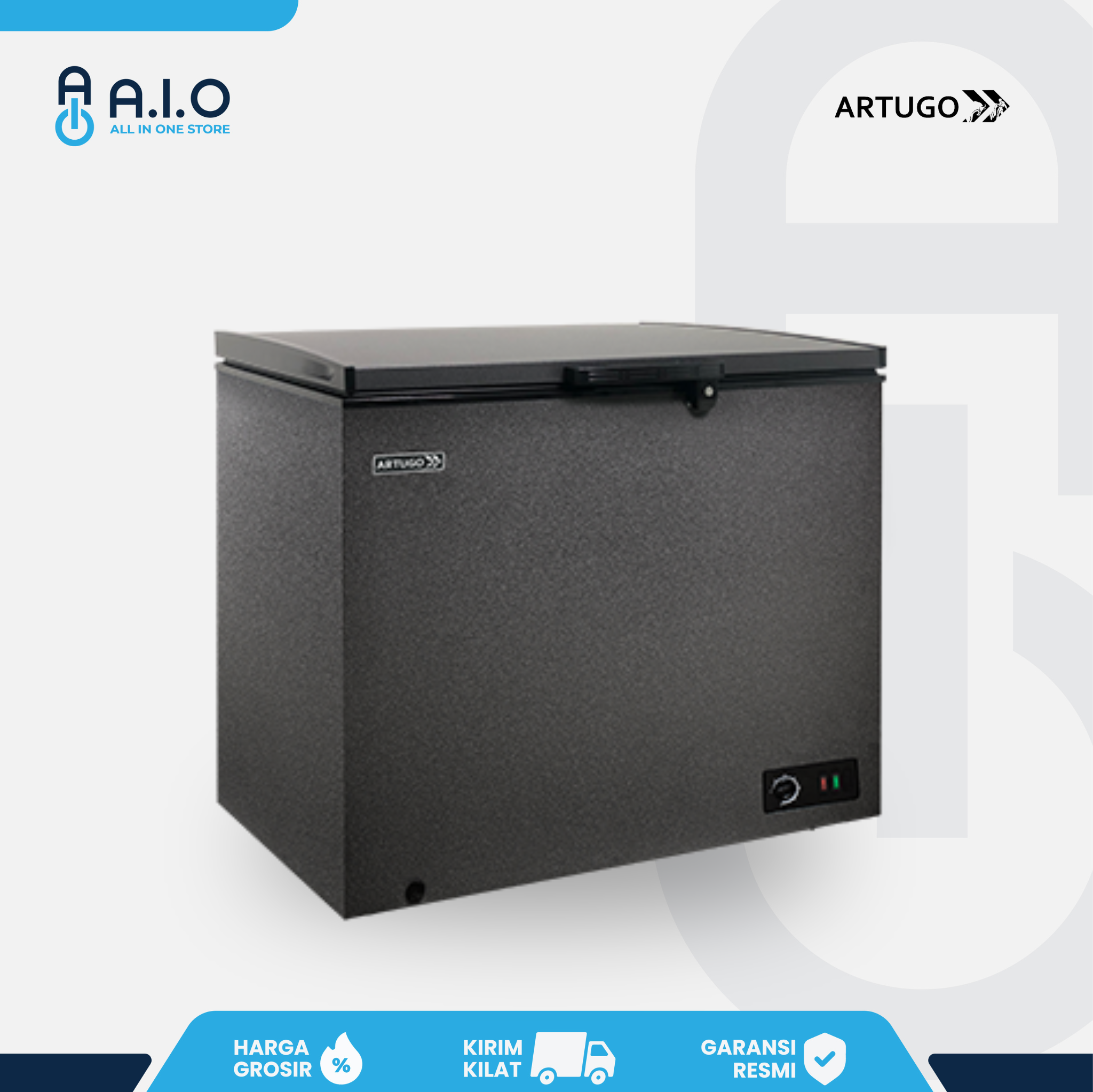 ARTUGO - CHEST FREEZER 1 PINTU 360 L - CF 391 AS