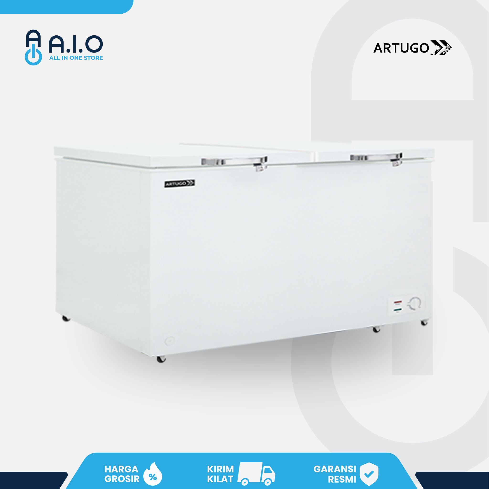 ARTUGO - CHEST FREEZER 2 PINTU 720 L - CF 722