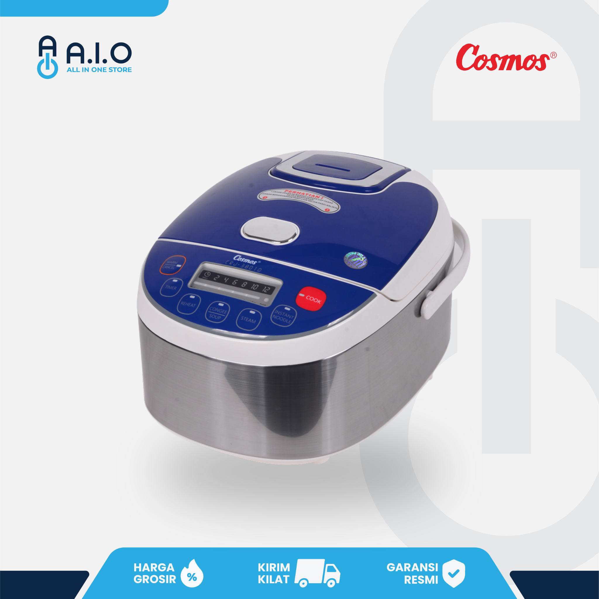 COSMOS - RICE COOKER DIGITAL 1 L - CRJ 3801D