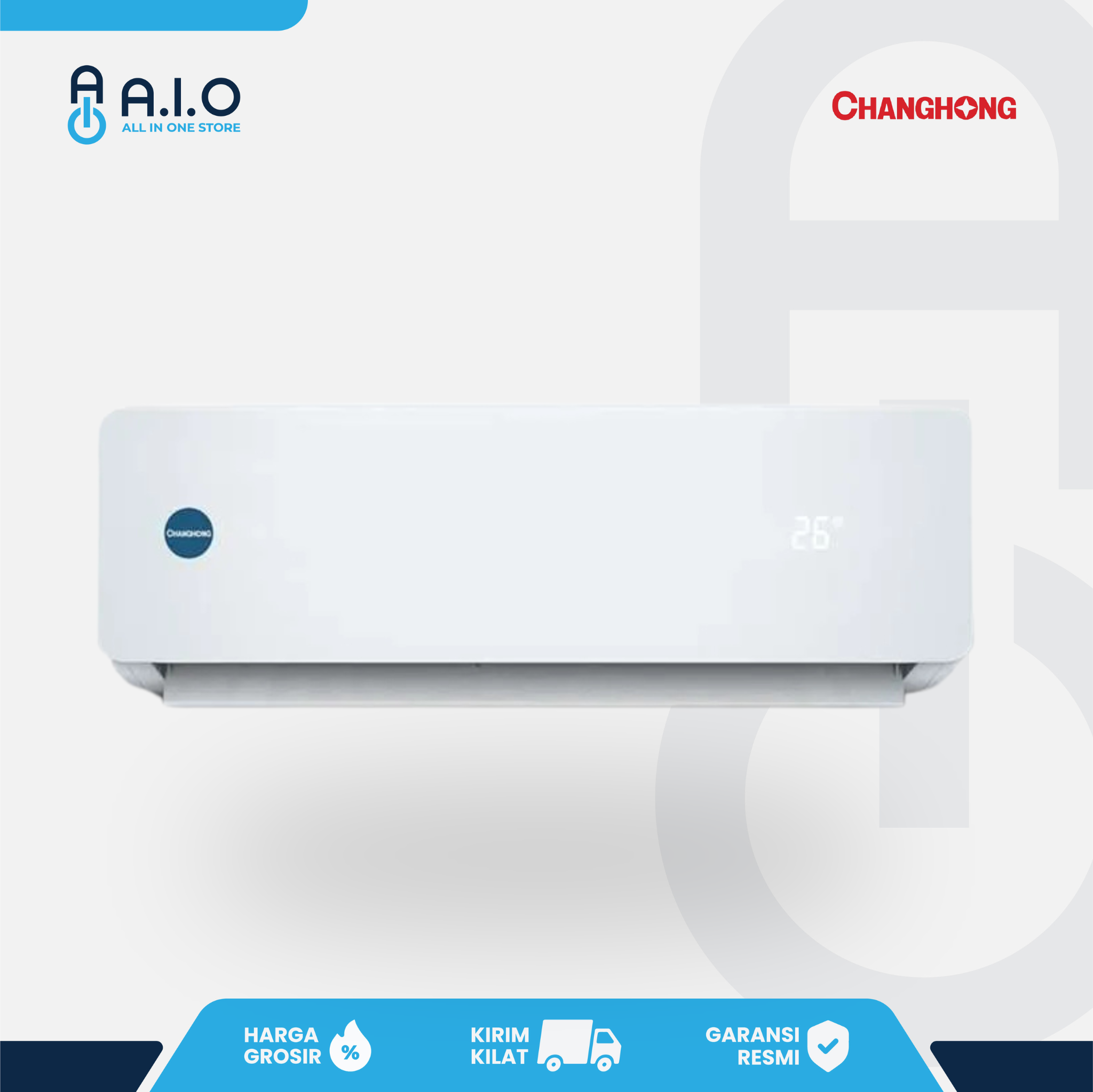 CHANGHONG - AC SPLIT STANDARD 0.5 PK - CSC 05NVB4 (I)