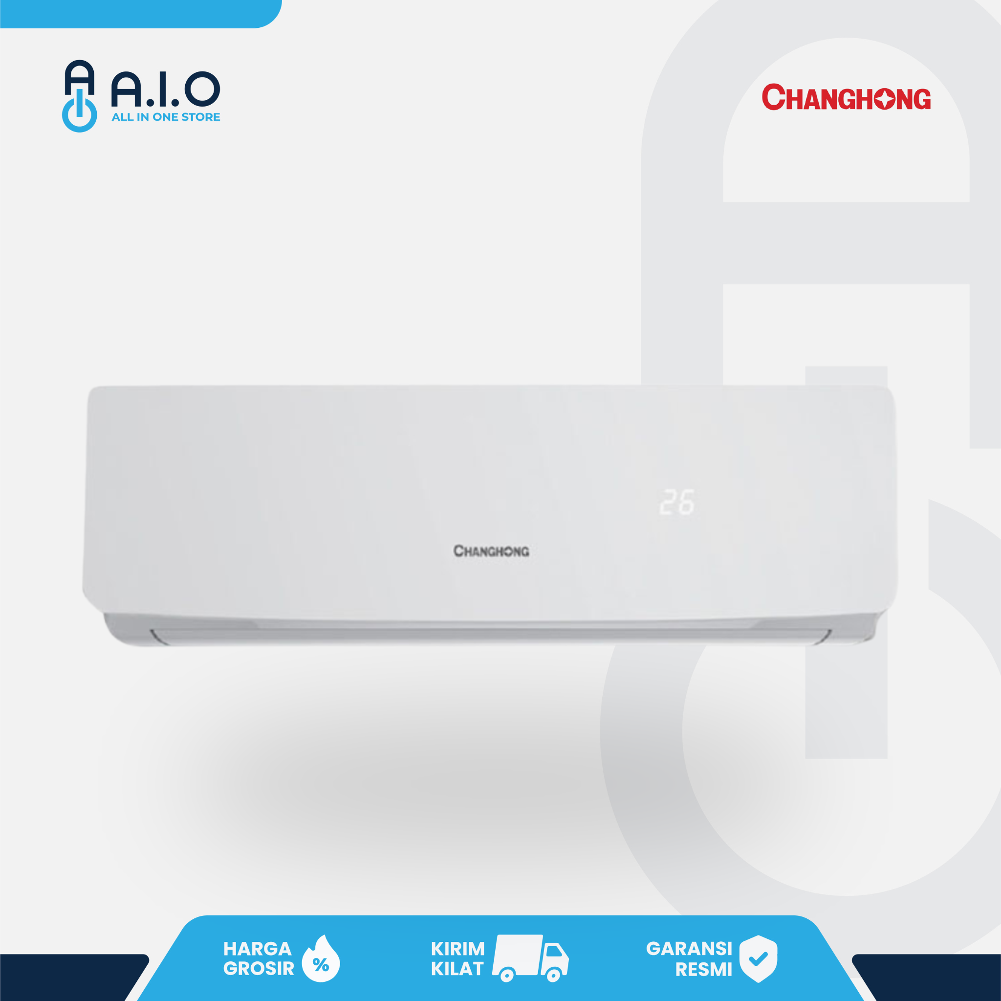 CHANGHONG - AC SPLIT STANDARD 1 PK - CSC 09NVB4 (I)