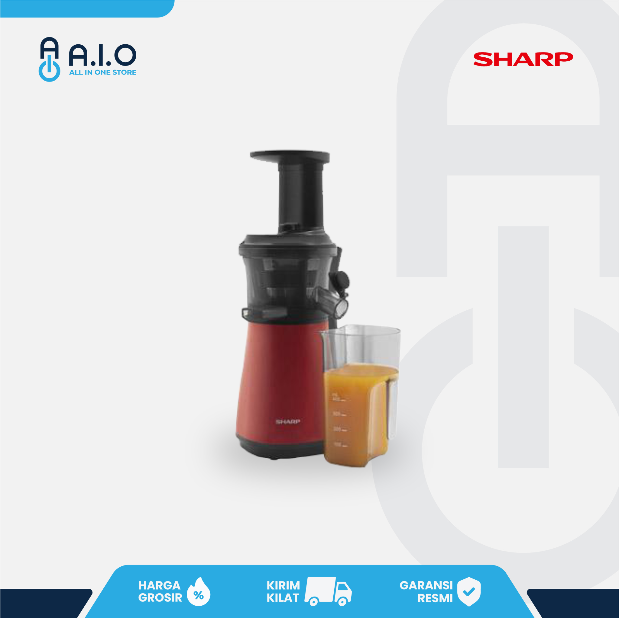 SHARP - SLOW JUICER 150 W - EJ C20Y RD