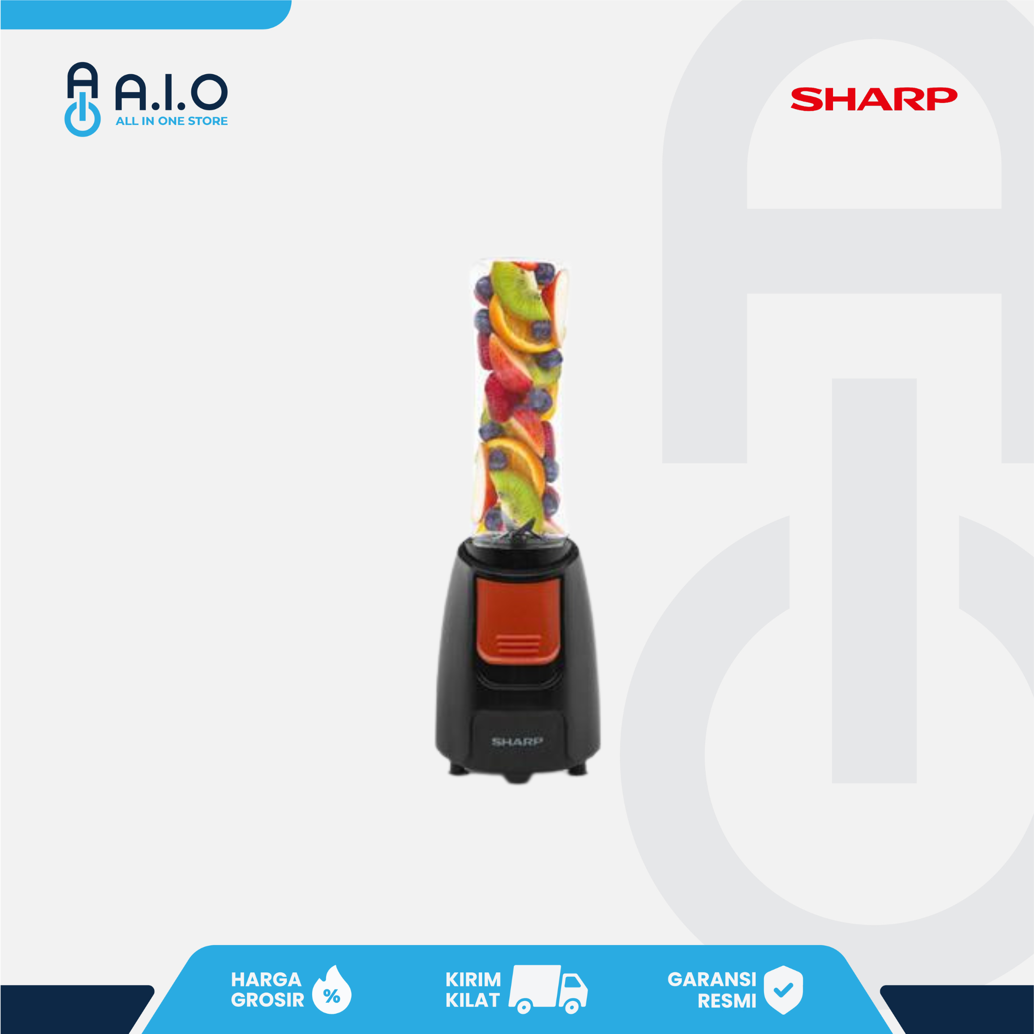 SHARP - BLENDER 0.6 L - EM P01 BK