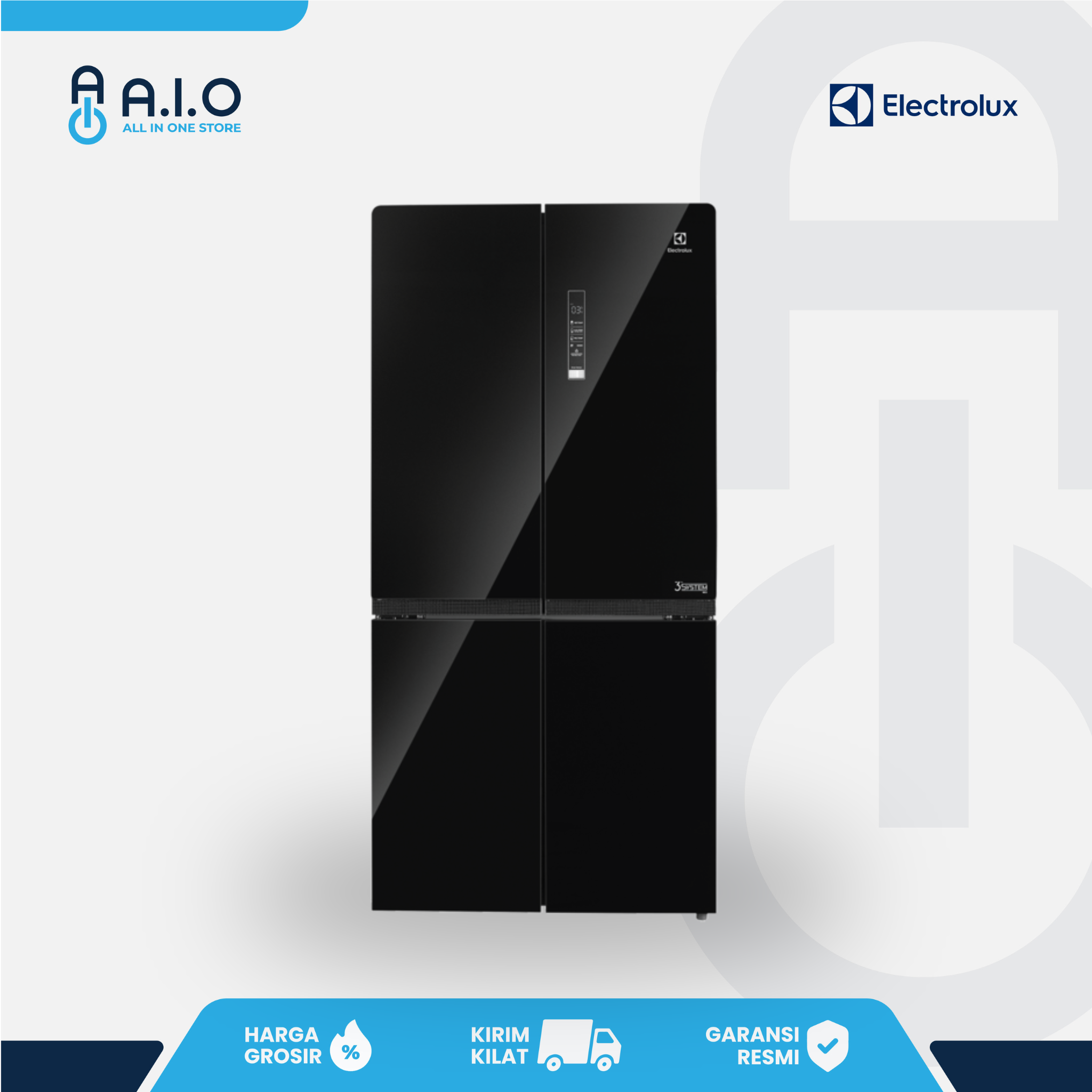 ELECTROLUX - KULKAS SIDE BY SIDE 647 L - EQE6909