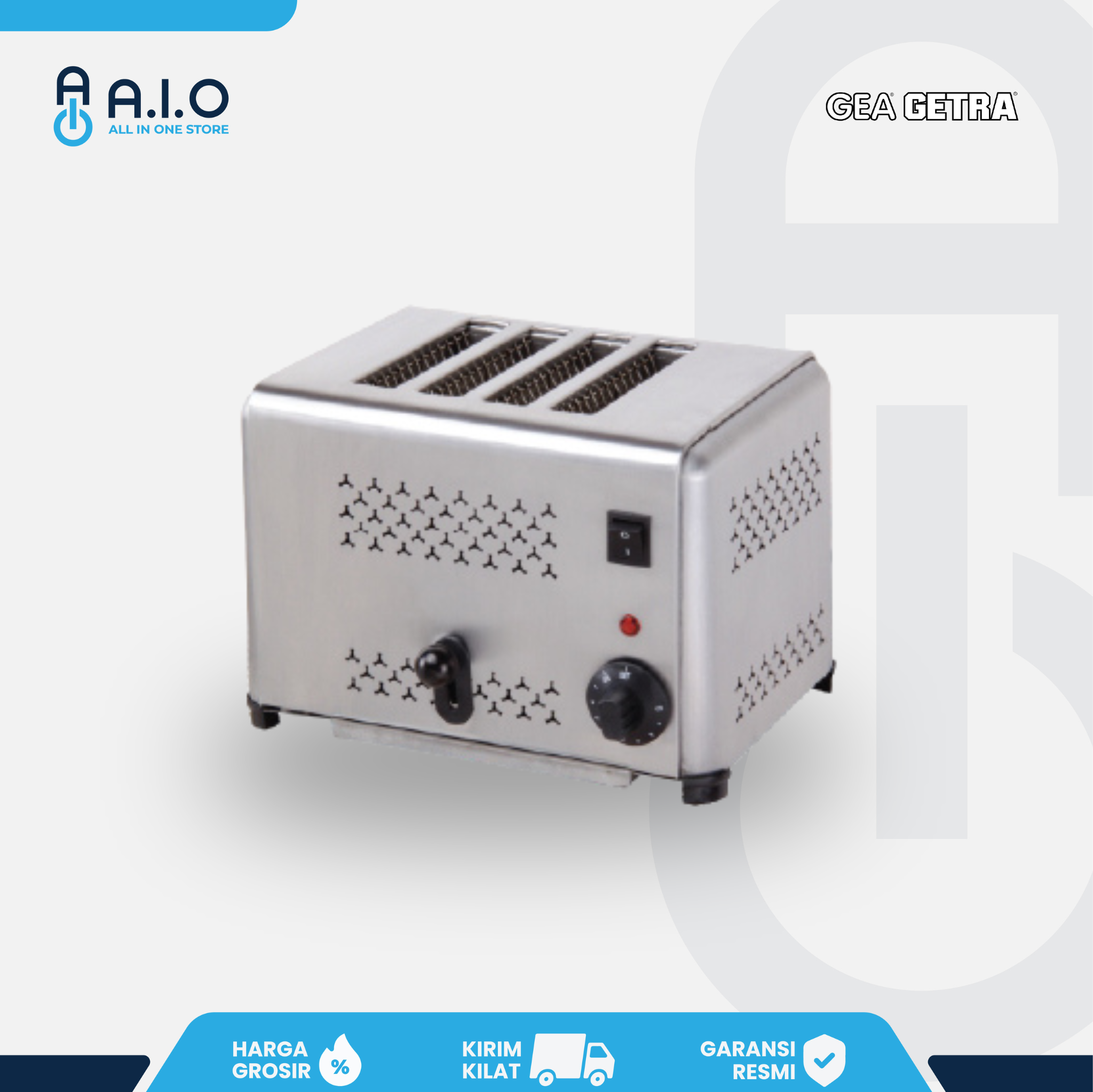 GETRA - TOASTER/SANDWICH MAKER - EST 4