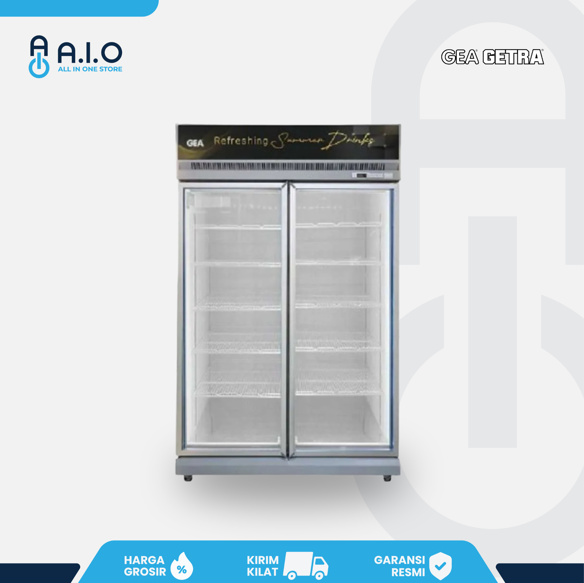 GEA - SHOWCASE 2 PINTU 1195 L - EXPO 1200IC