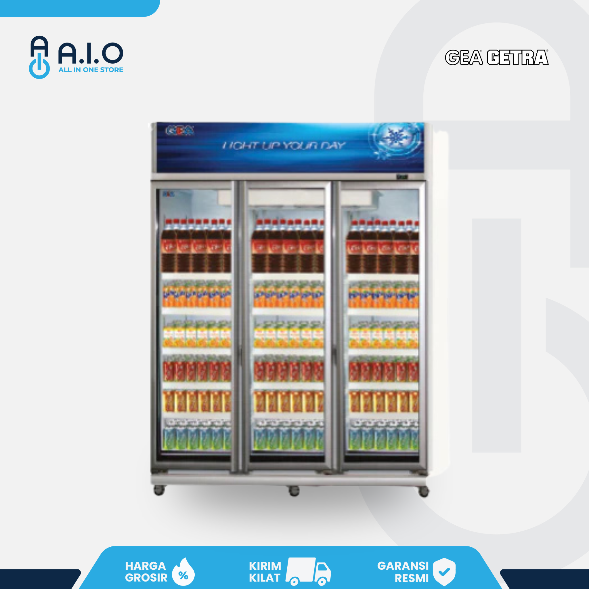 GEA - SHOWCASE 3 PINTU 1300 L - EXPO 1300AH/CN