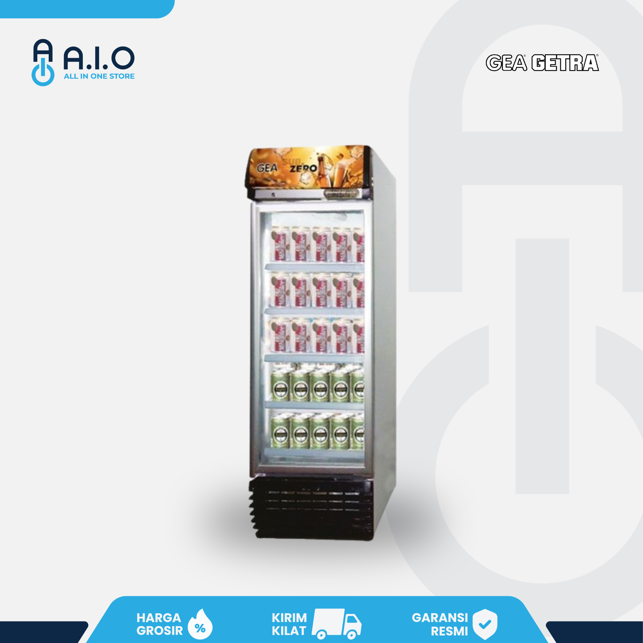 GEA - SHOWCASE 1 PINTU 400 L - EXPO 500BC