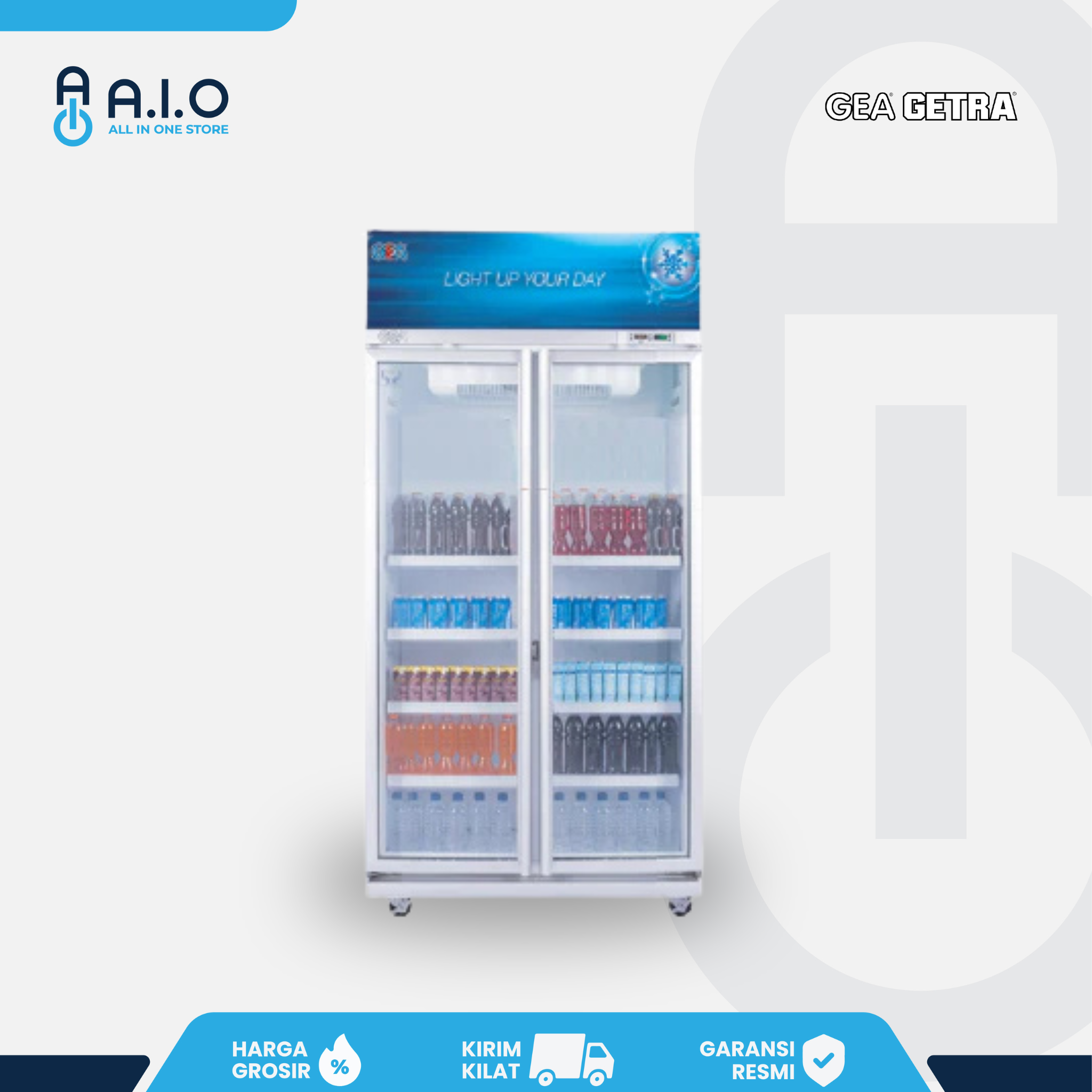 GEA - SHOWCASE 2 PINTU 575 L - EXPO 600AH/CN