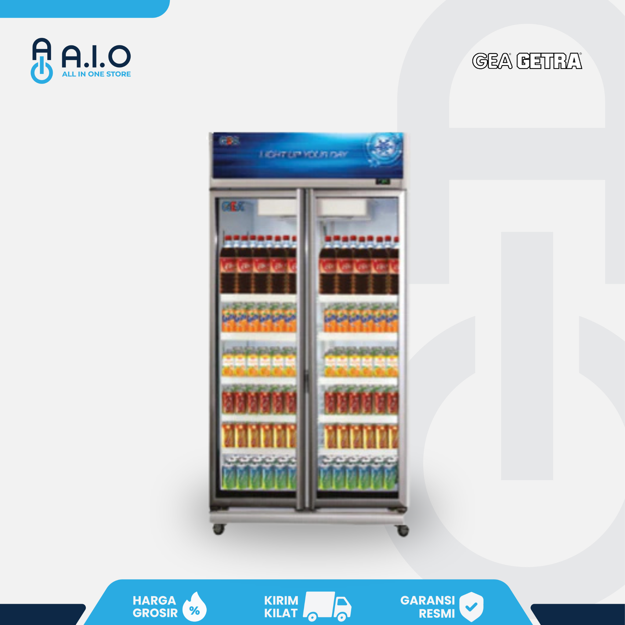 GEA - SHOWCASE 2 PINTU 800 L - EXPO 800AH/CN