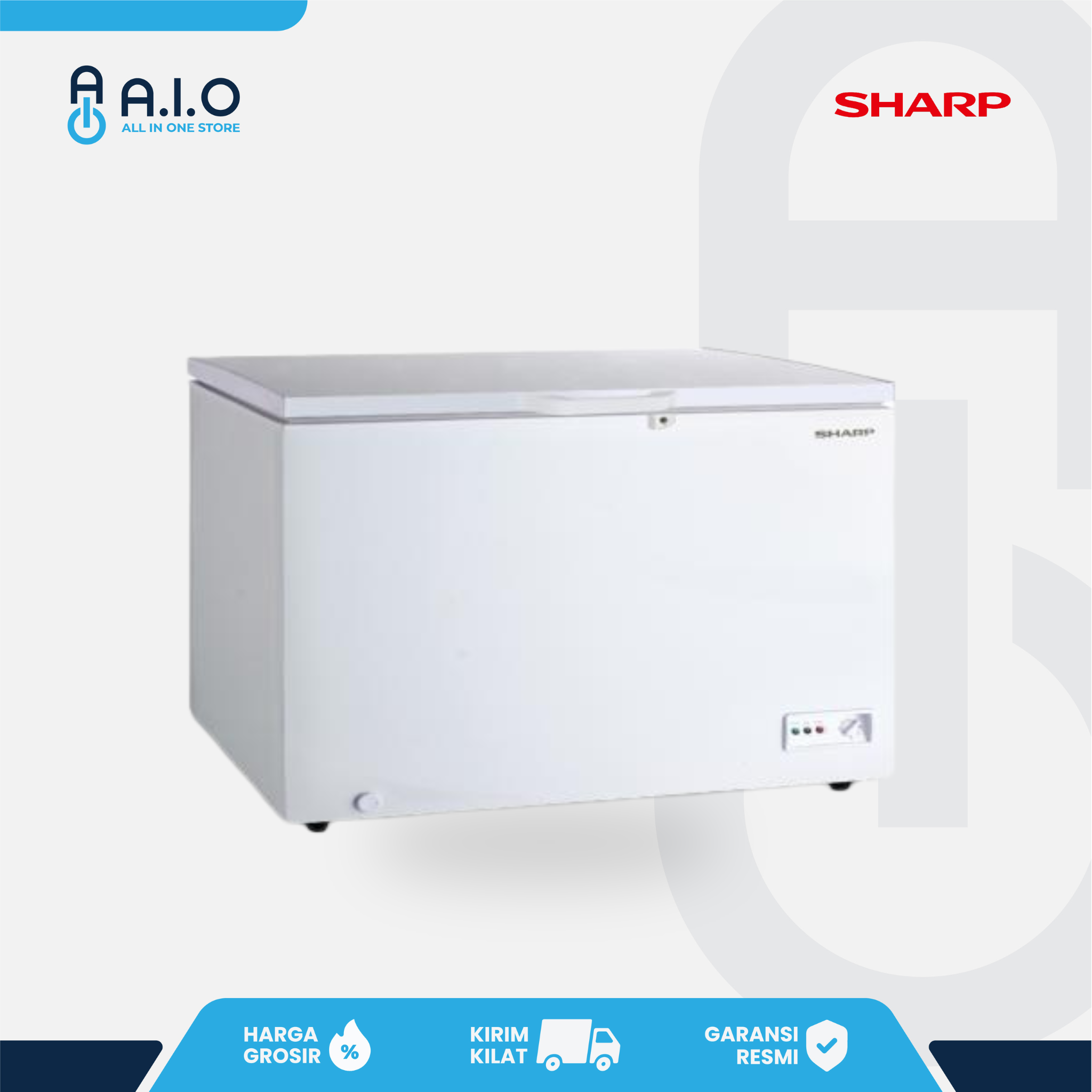 SHARP - CHEST FREEZER 1 PINTU 190 L - FRV 210X