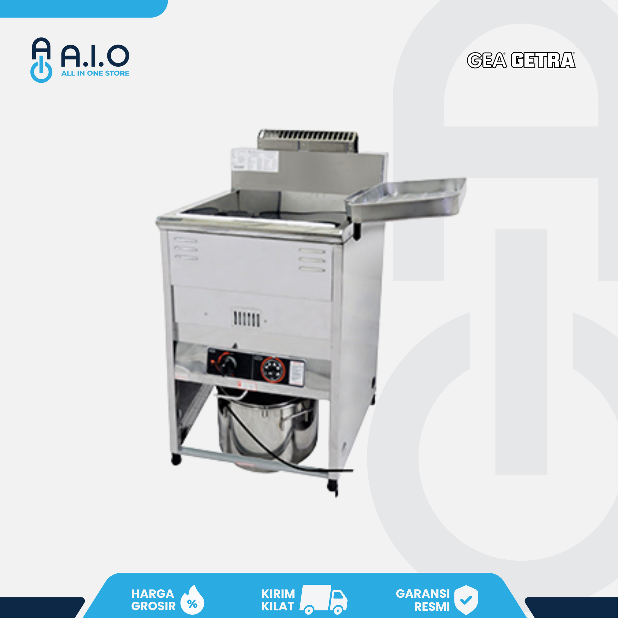 GETRA - FREE STANDING GAS FRYER - GF 30MP