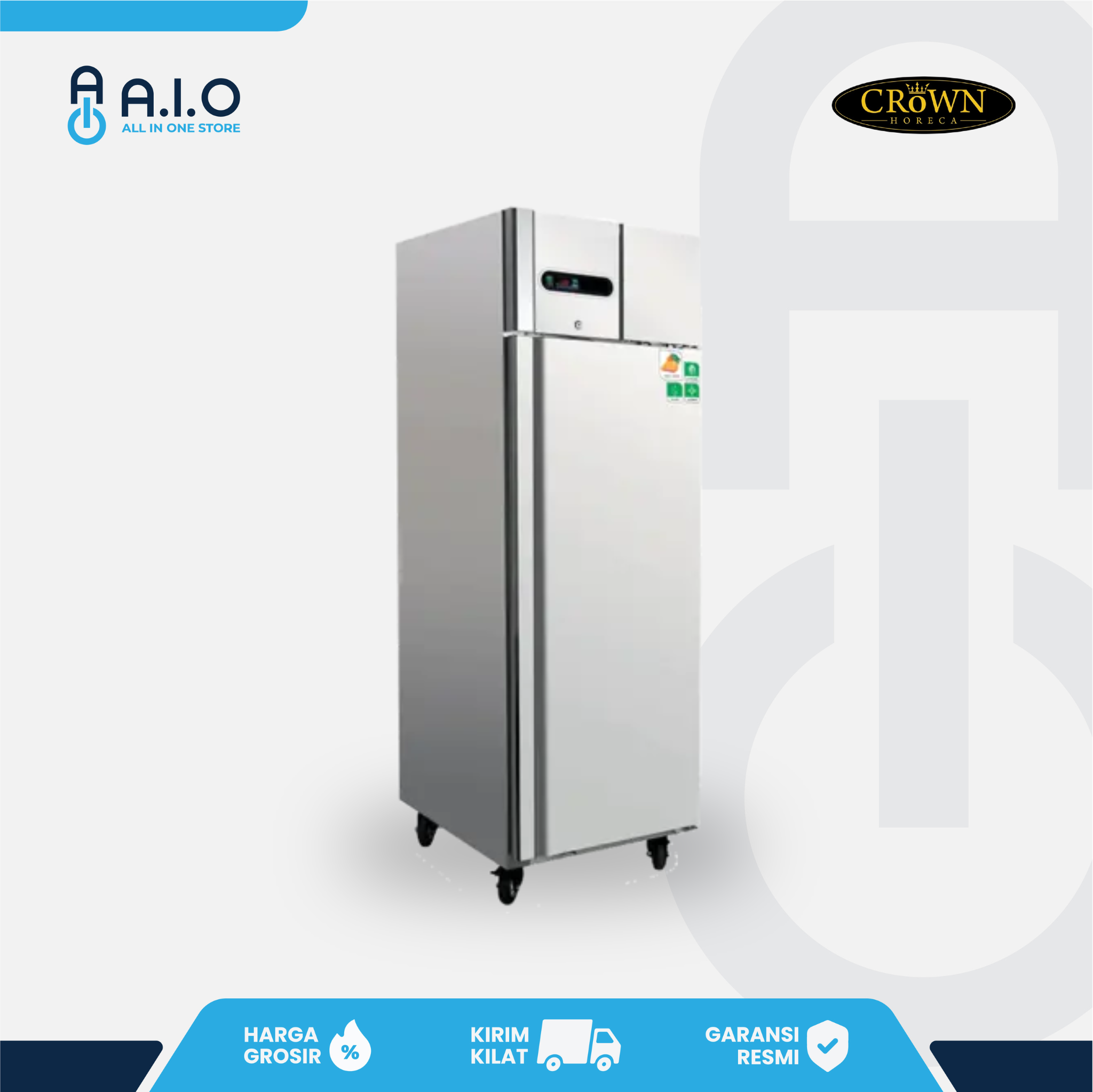 CROWN - UPRIGHT CHILLER 1 PINTU 500 L - GT500