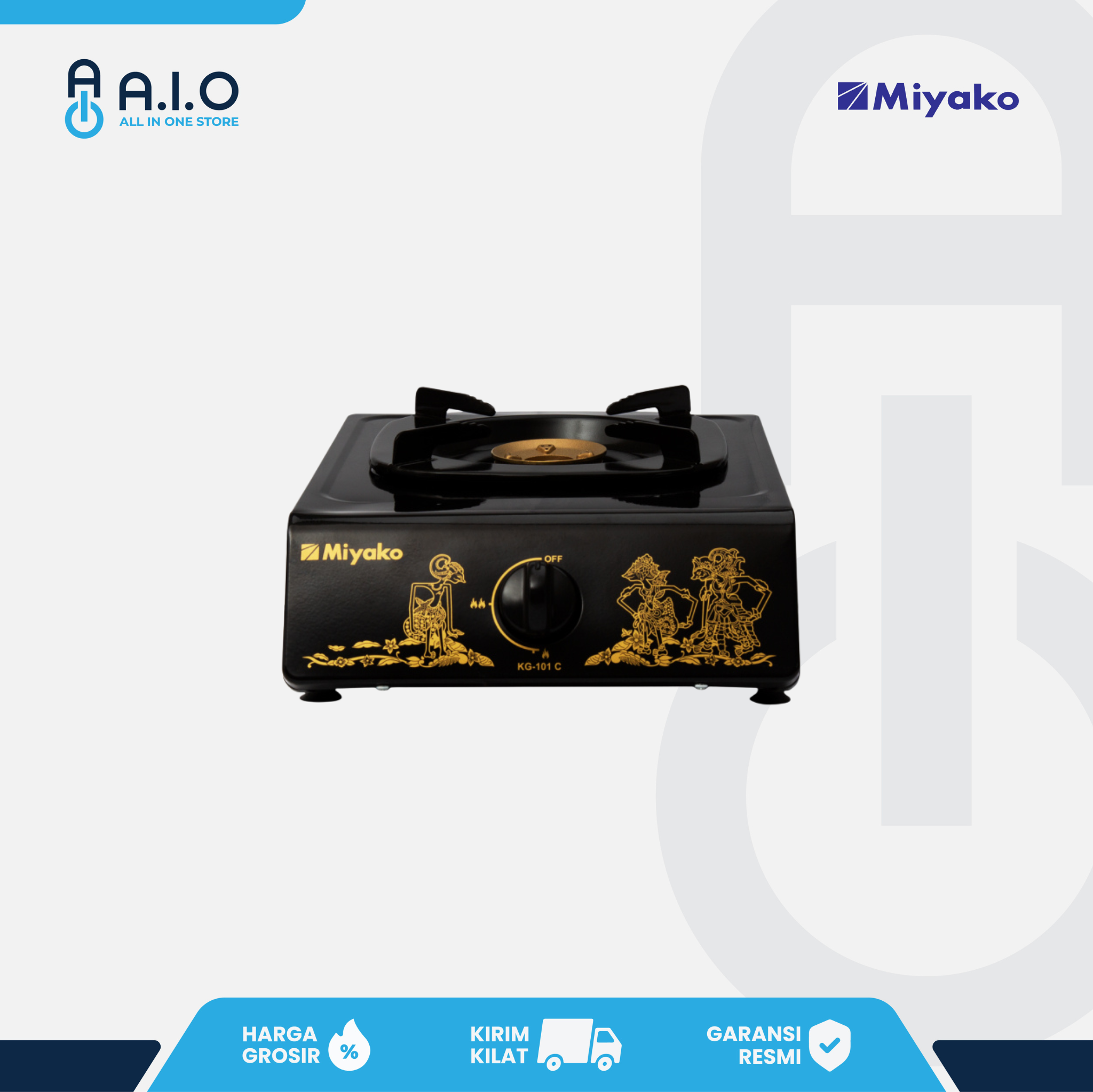 MIYAKO - KOMPOR 1 TUNGKU - KR KG 101C