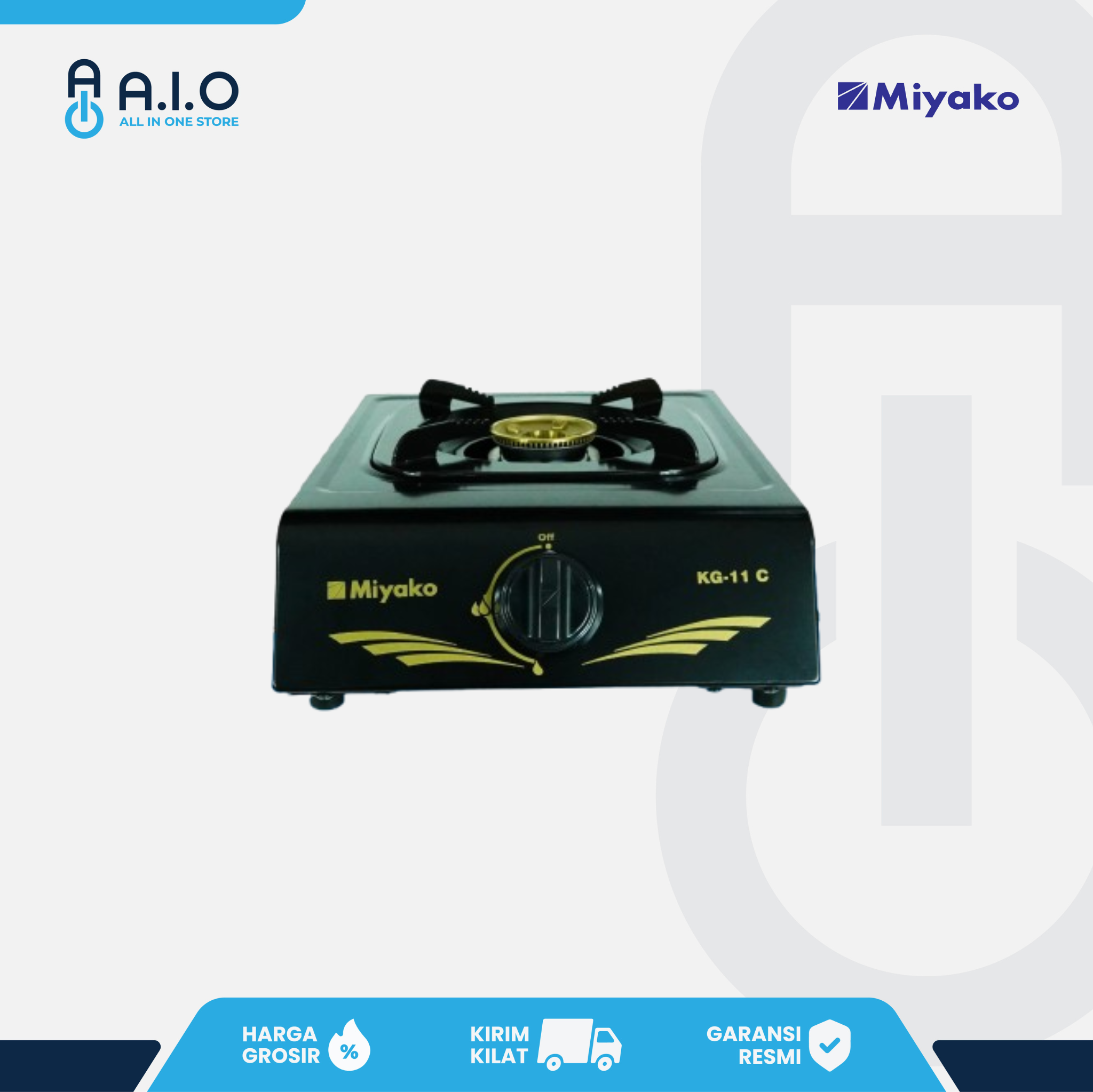 MIYAKO - KOMPOR 1 TUNGKU - KR KG 11C