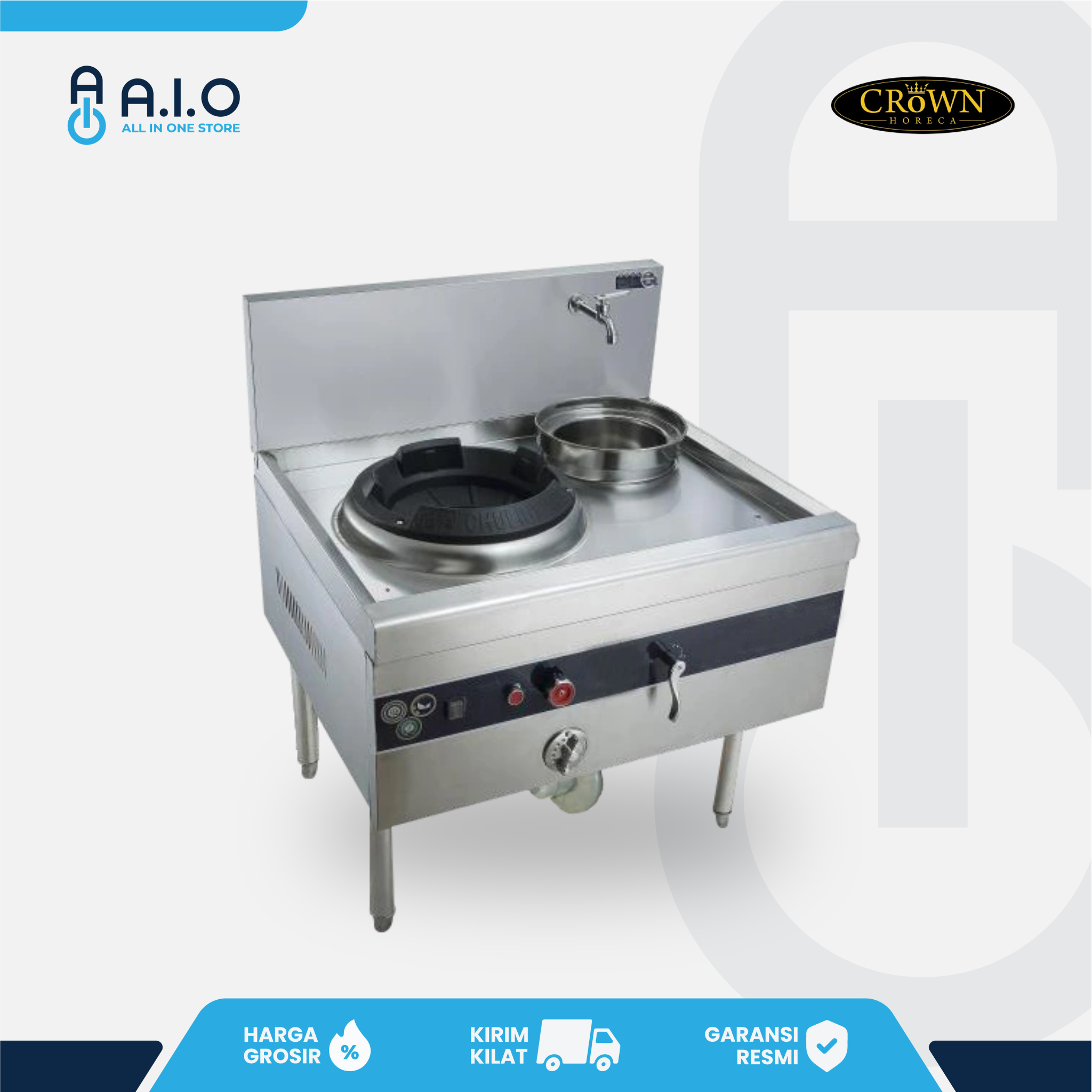 CROWN - KWALI RANGE 1 TUNGKU 1 SOUP RING - KR 1T1S