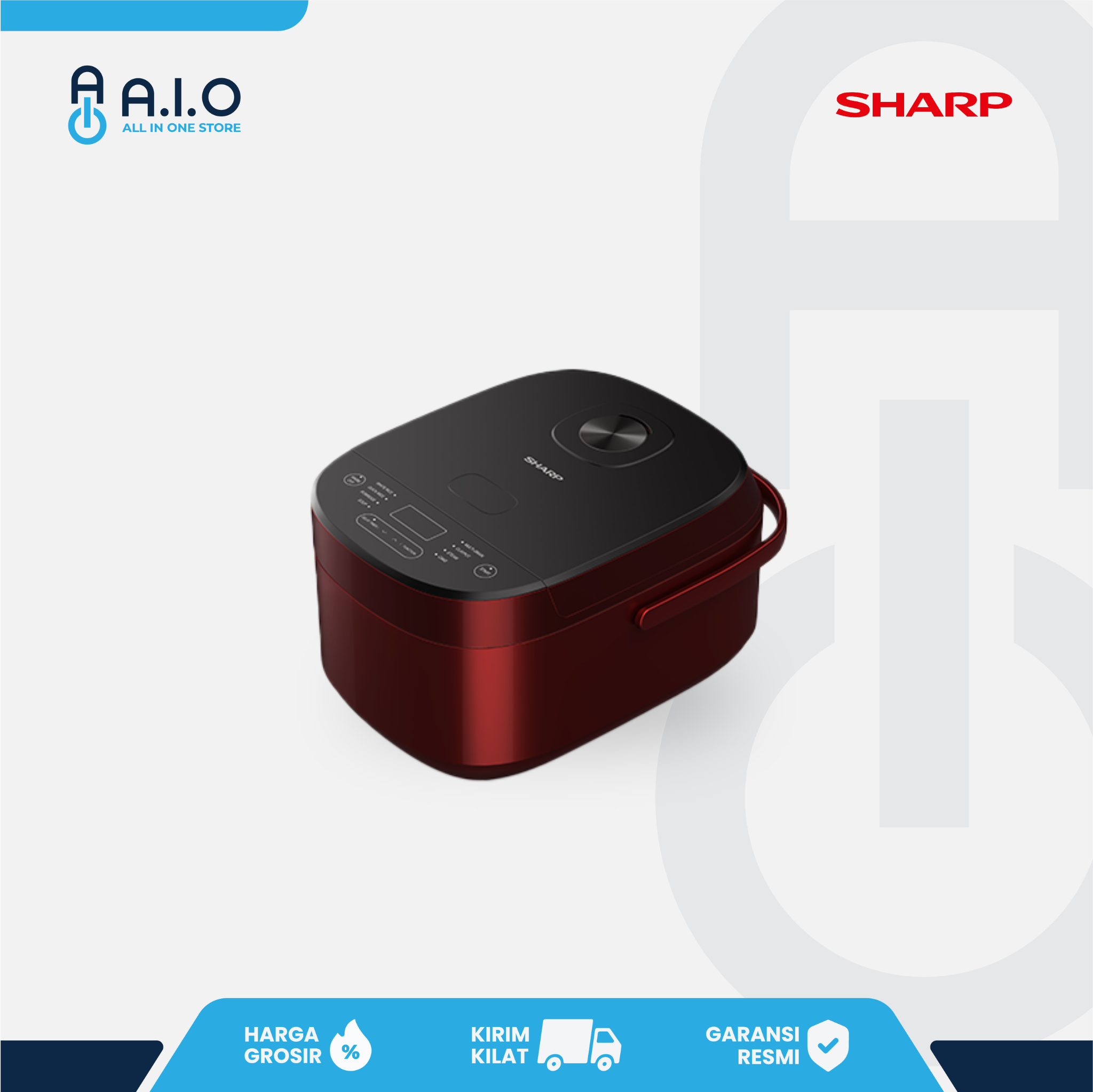 SHARP - RICE COOKER 1.8 L - KS DF18 RD