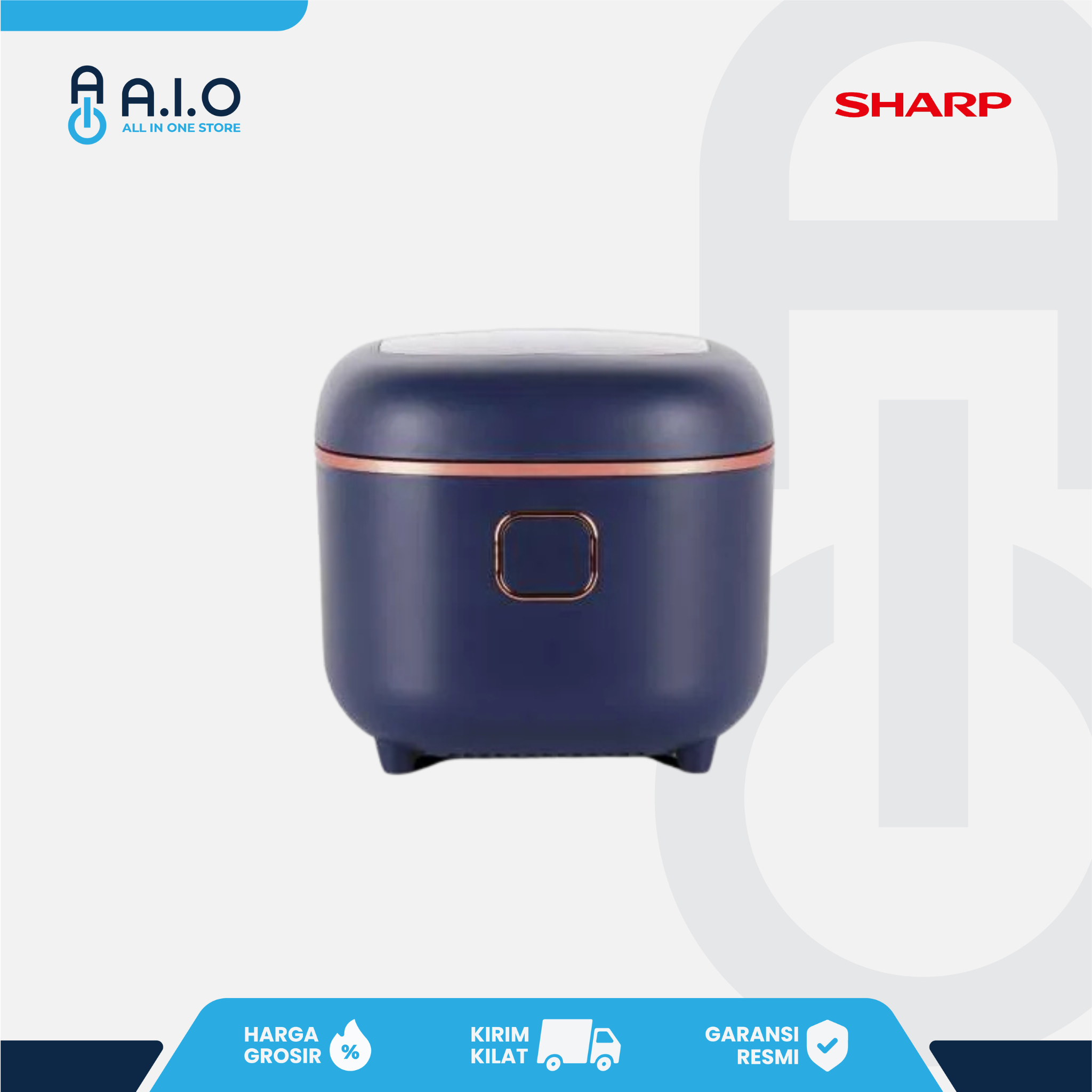 SHARP - RICE COOKER DIGITAL 0.7 L - KS DT07 BL