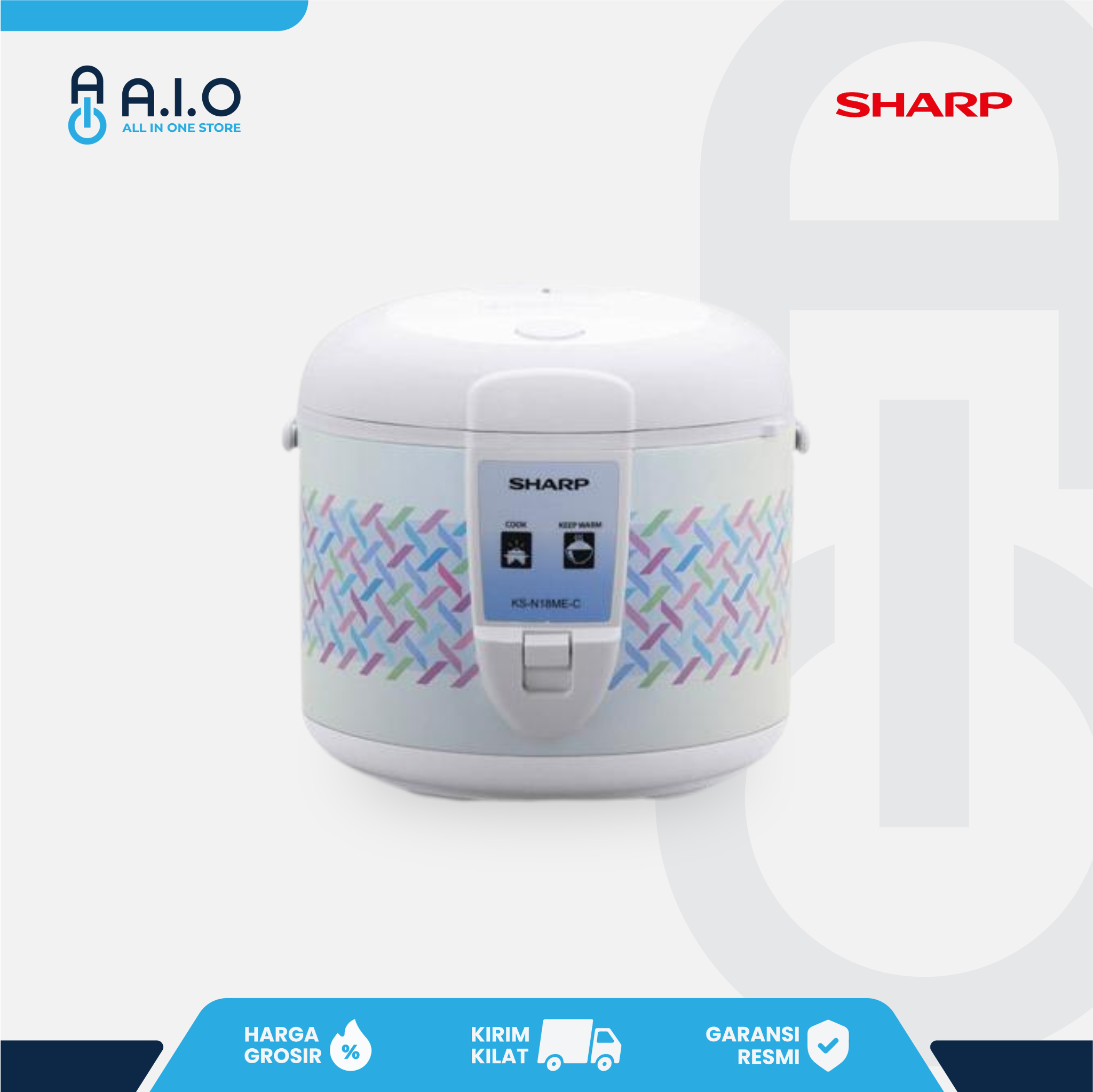 SHARP - RICE COOKER 1.8 L - KS N18ME L