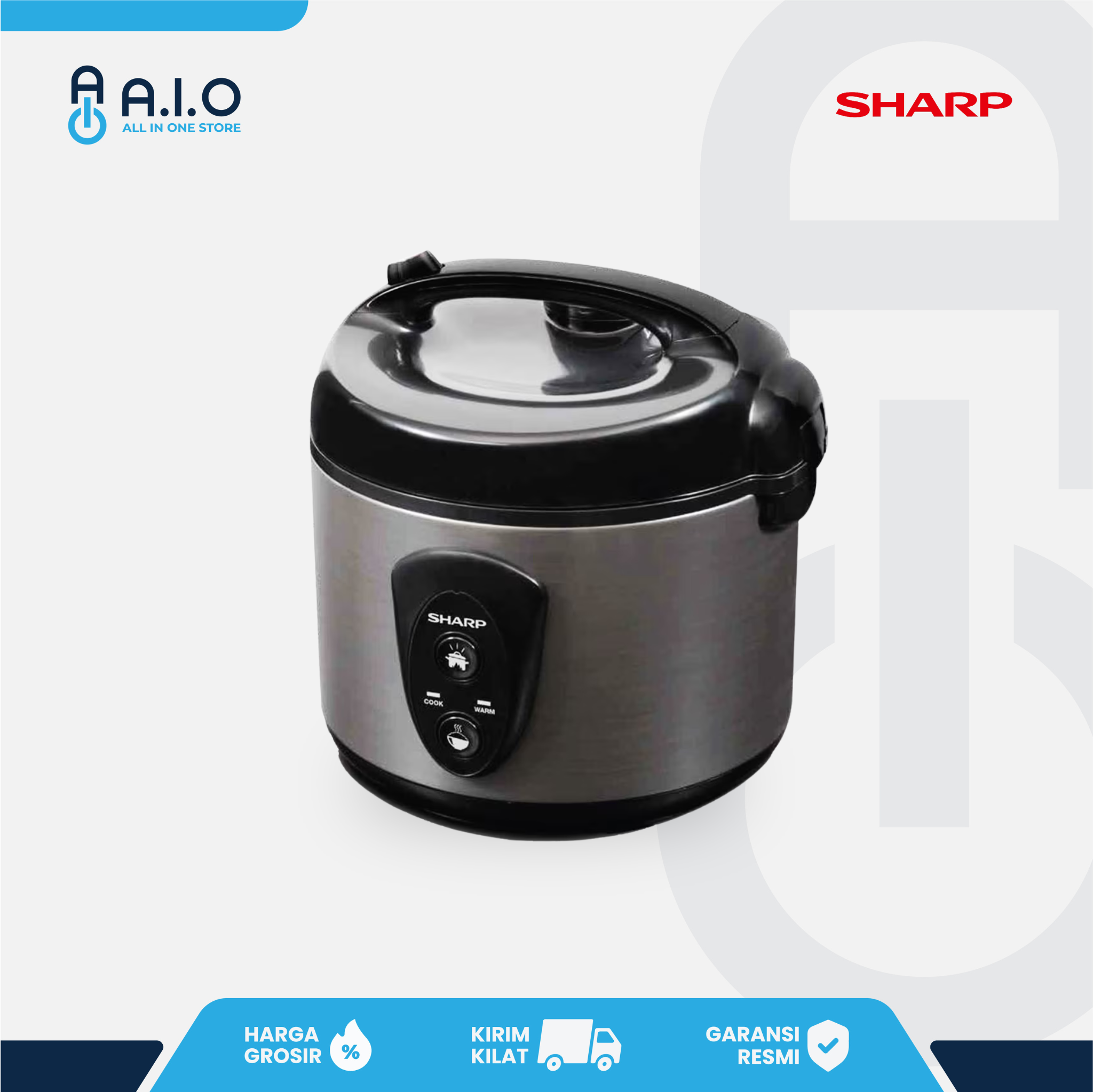 SHARP - RICE COOKER 1.8 L - KS N18MG SL