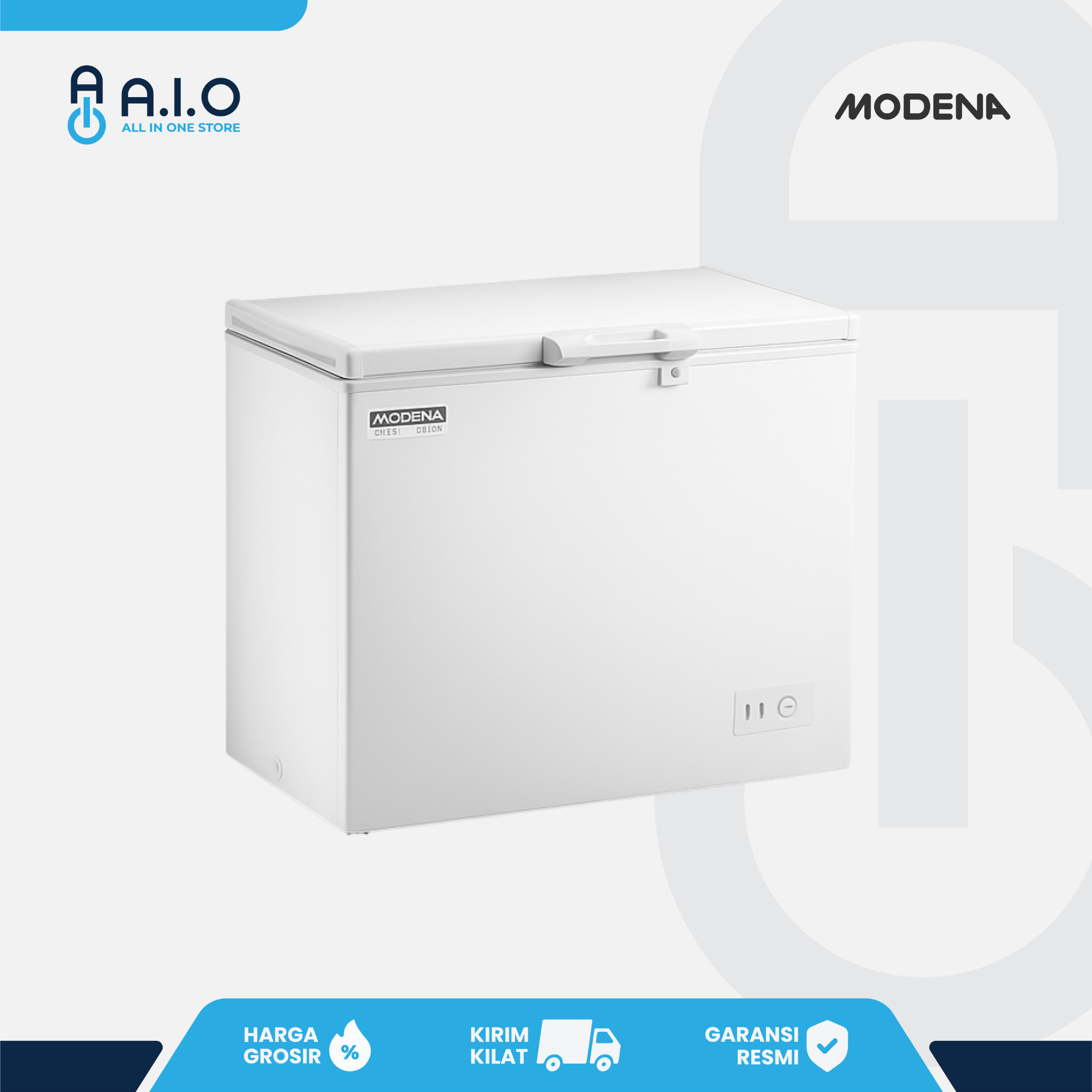 MODENA - CHEST FREEZER 1 PINTU 210 L - MD 0211 MAWH