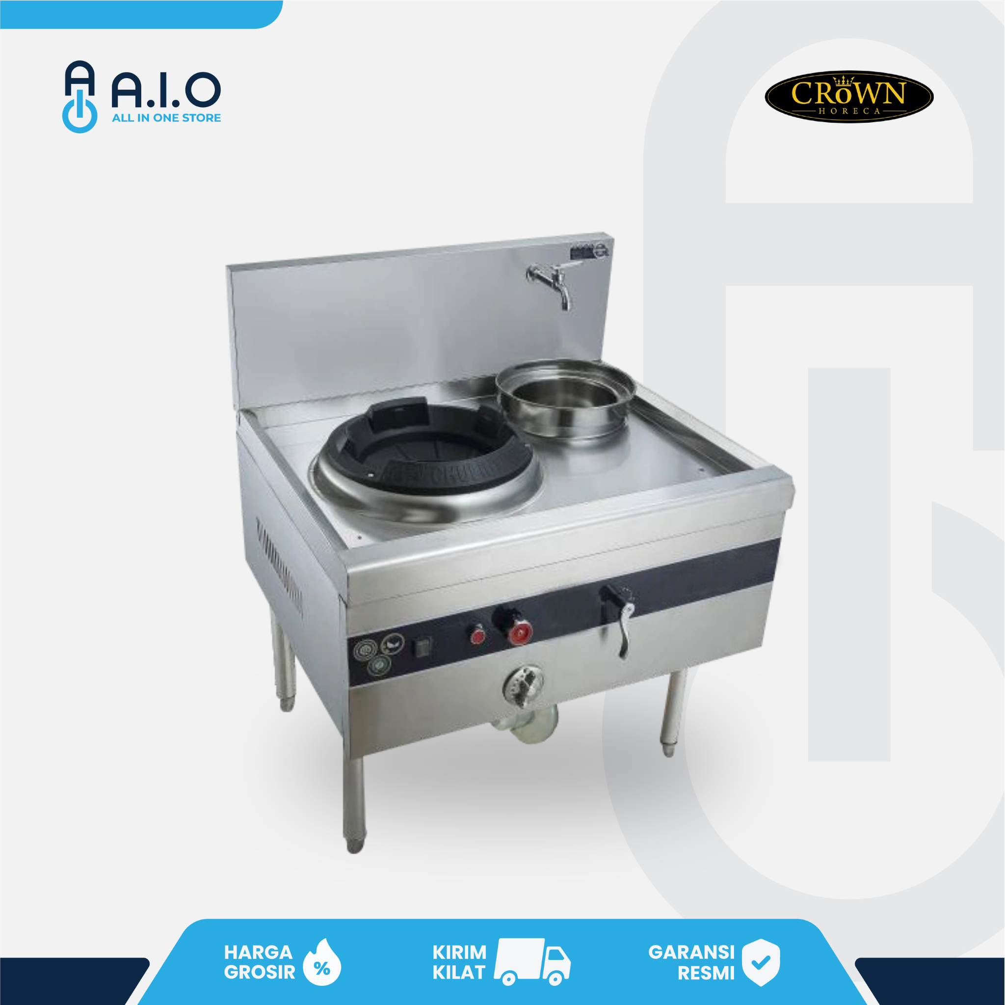 CROWN - PREMIUM KWALI RANGE 1 TUNGKU 1 SOUP RING - MKR 1T1S