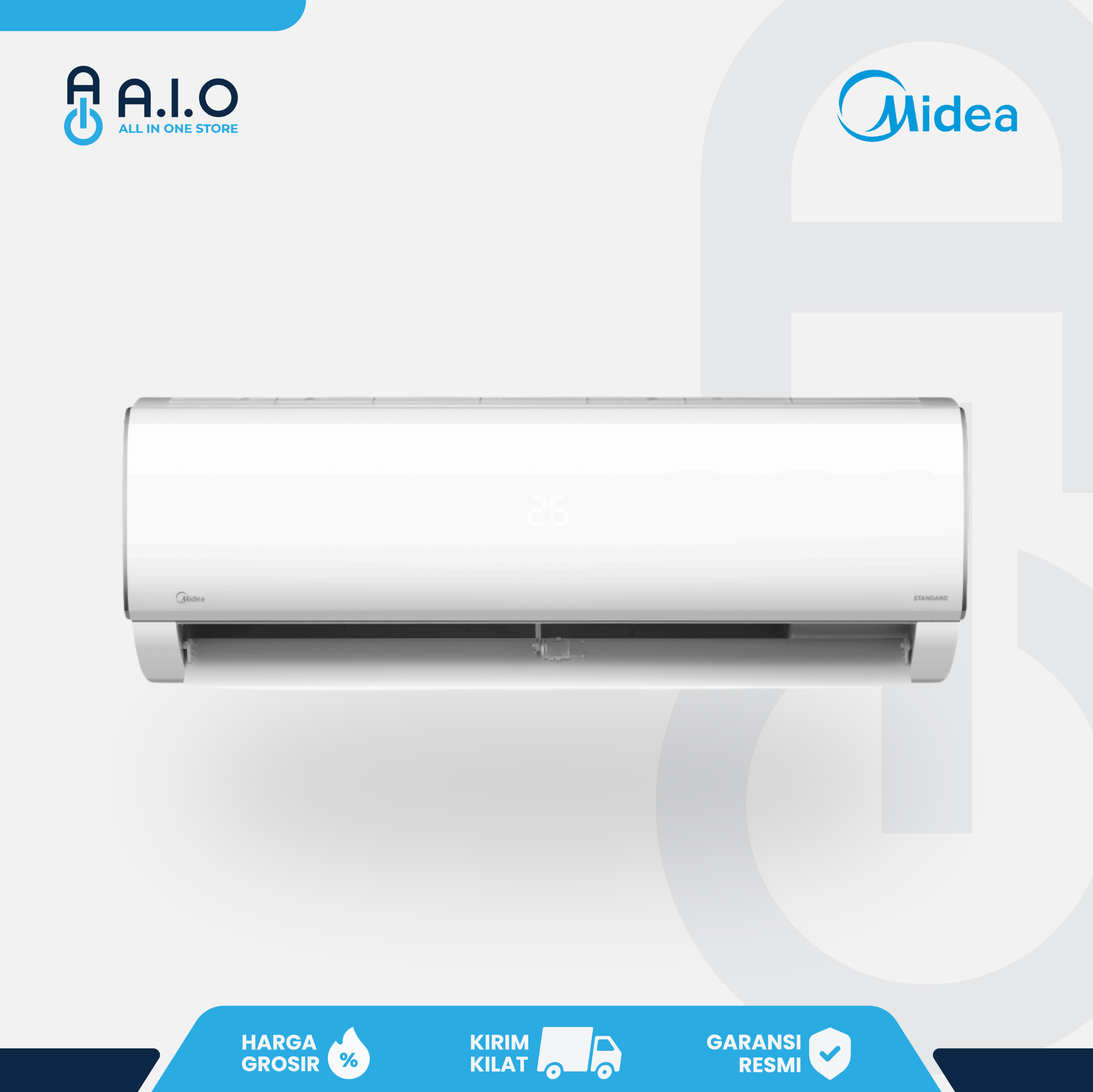 MIDEA - AC SPLIT STANDARD 2PK - MSAF 18CRN2 (I)