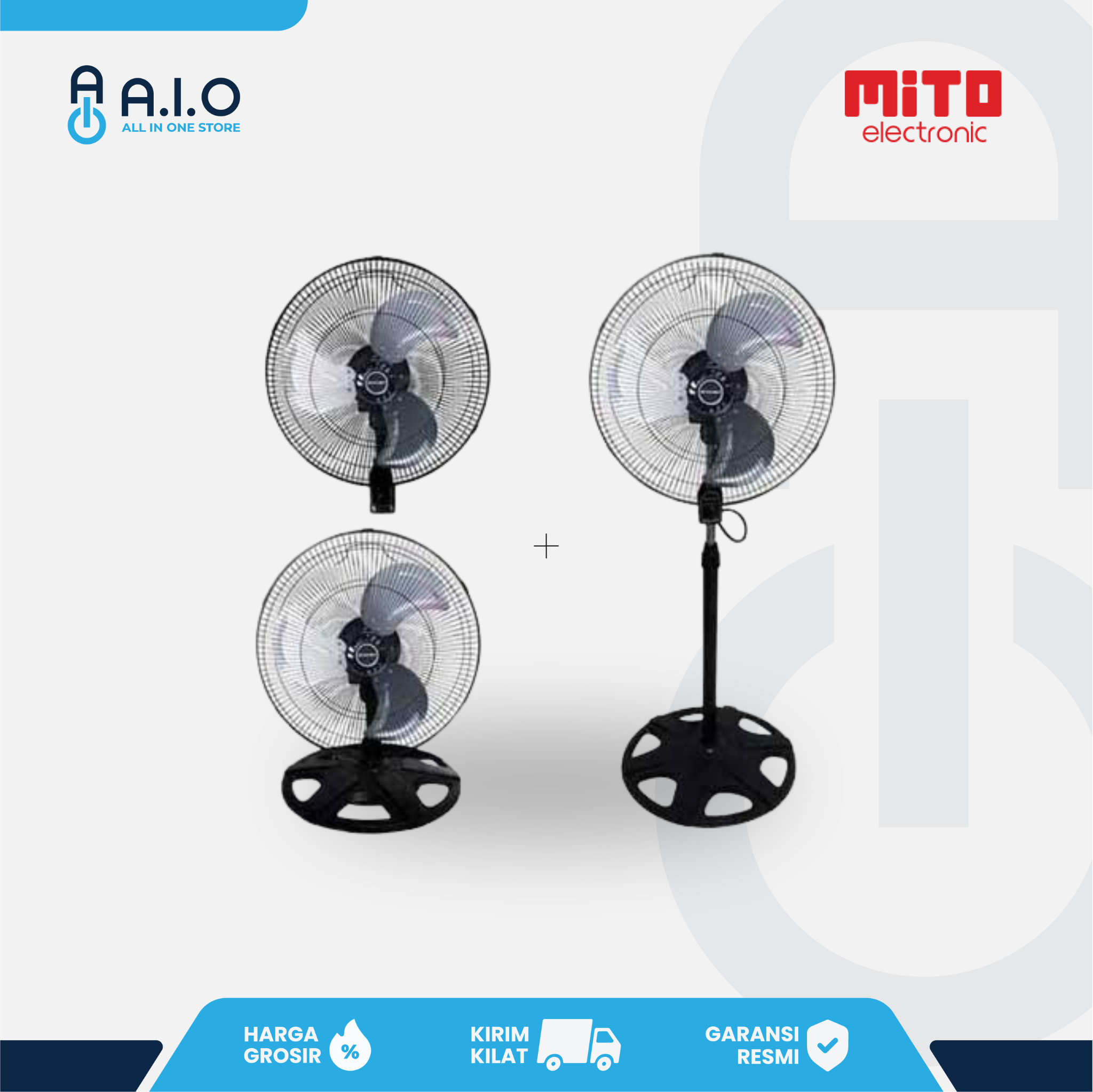 MITO - KIPAS ANGIN 3IN1 - MT 1822 J