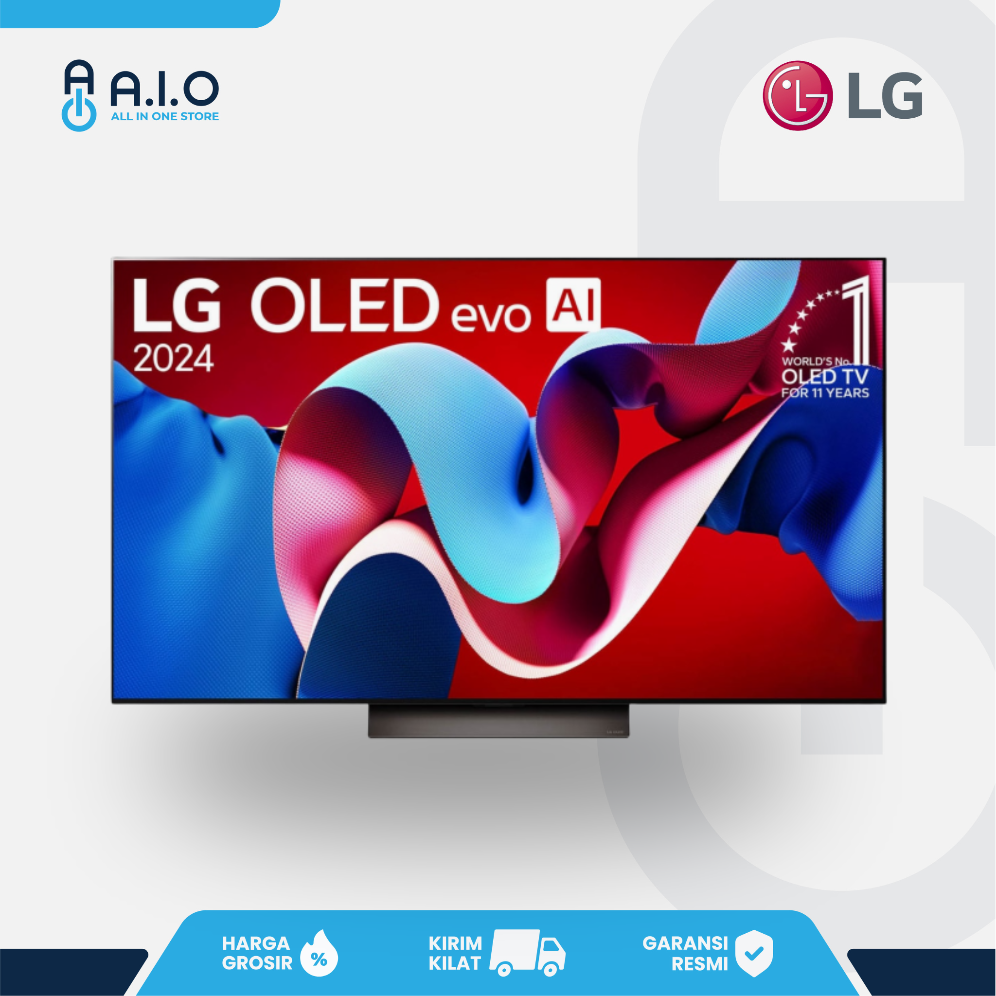 LG - TV SMART 55 " - OLED55C4PSA